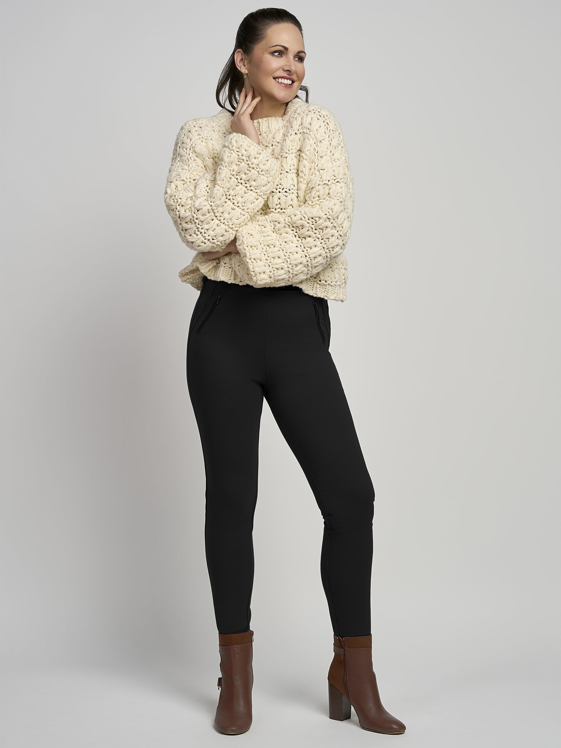 PINNS 420T/S Ponte Pull Up Legging