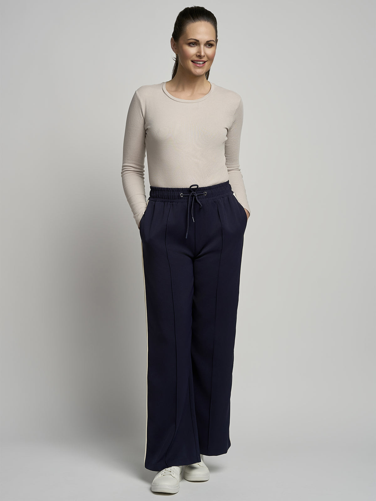 PINNS 643T Side Tape Wide Leg Trouser