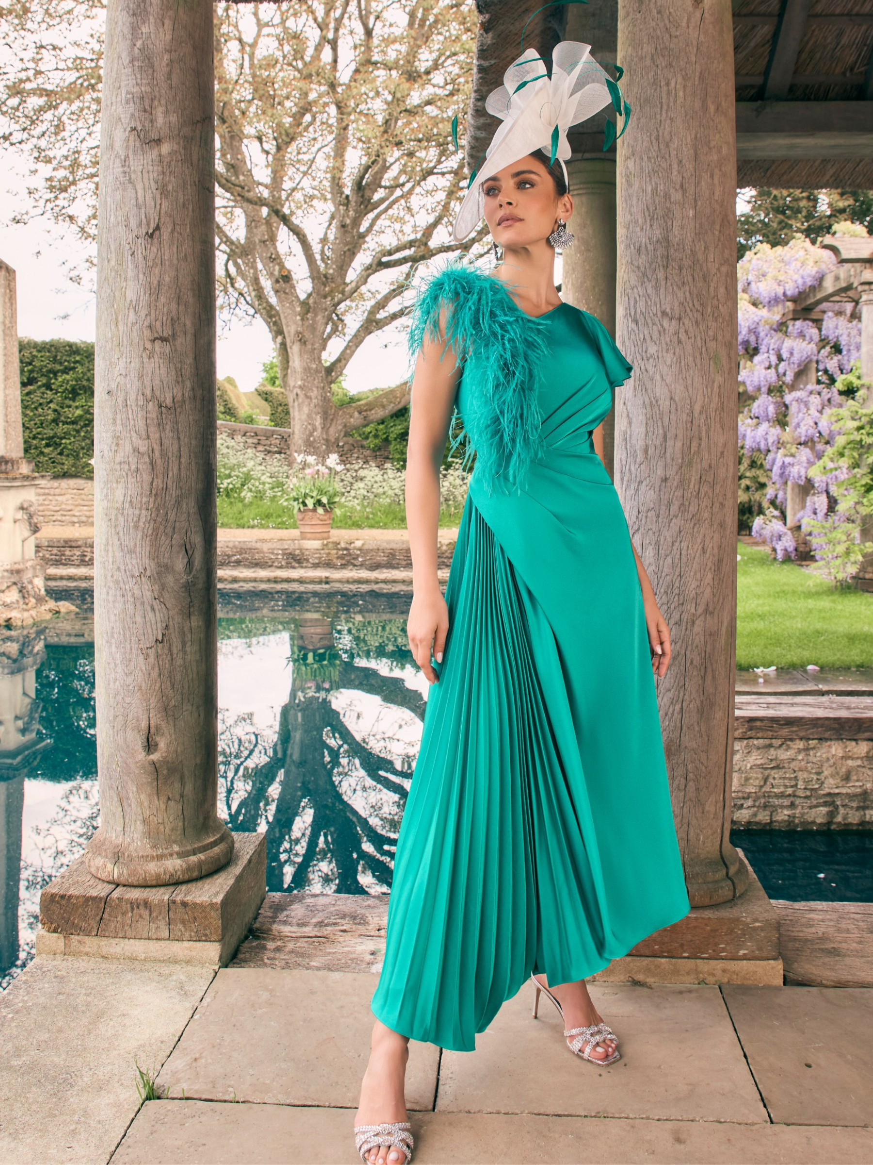 Veni Infantino 992756 Stone Green Dress