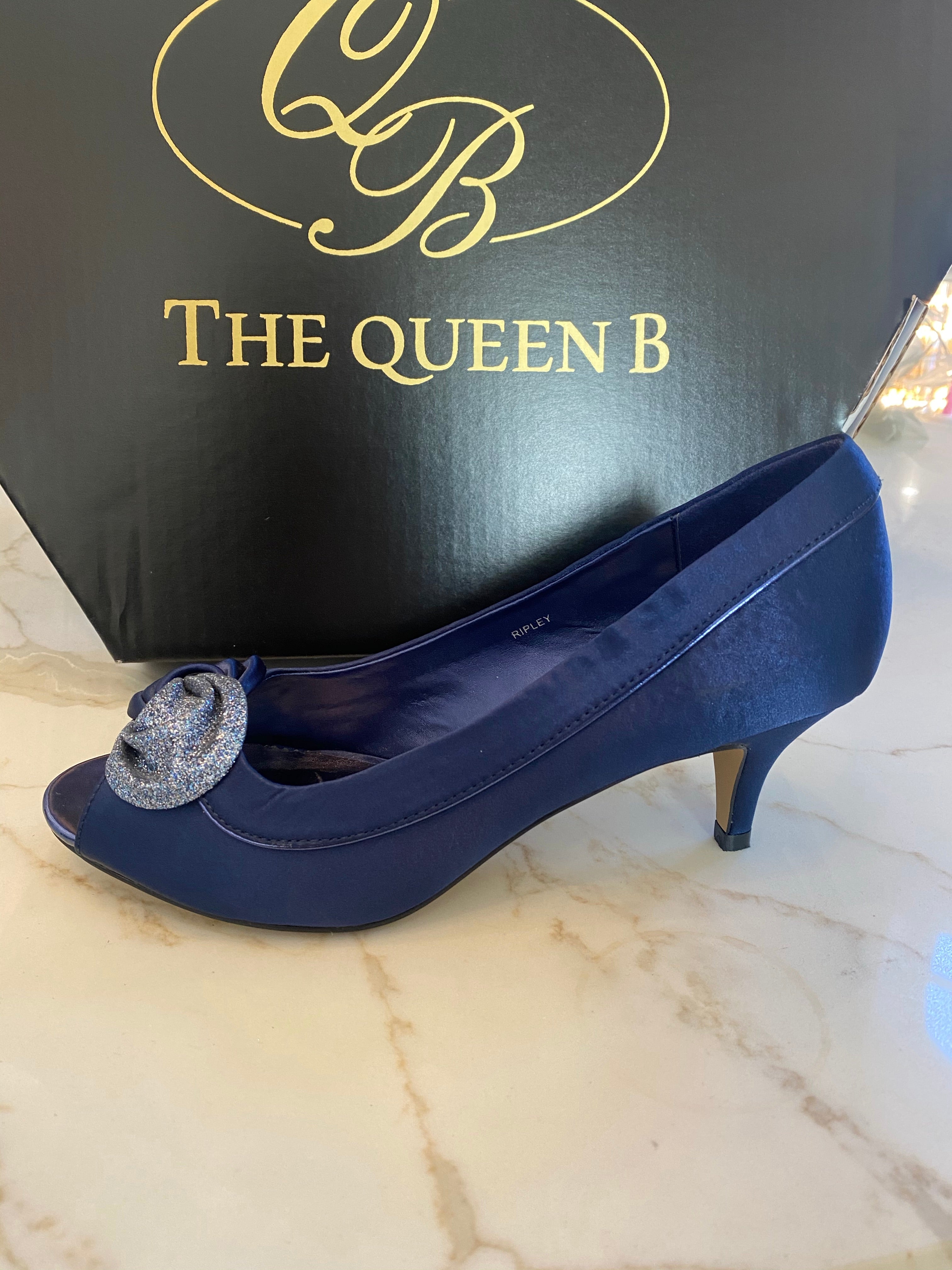 Size 4 LUNAR - FLR222 BL - RIPLEY - NAVY BLUE