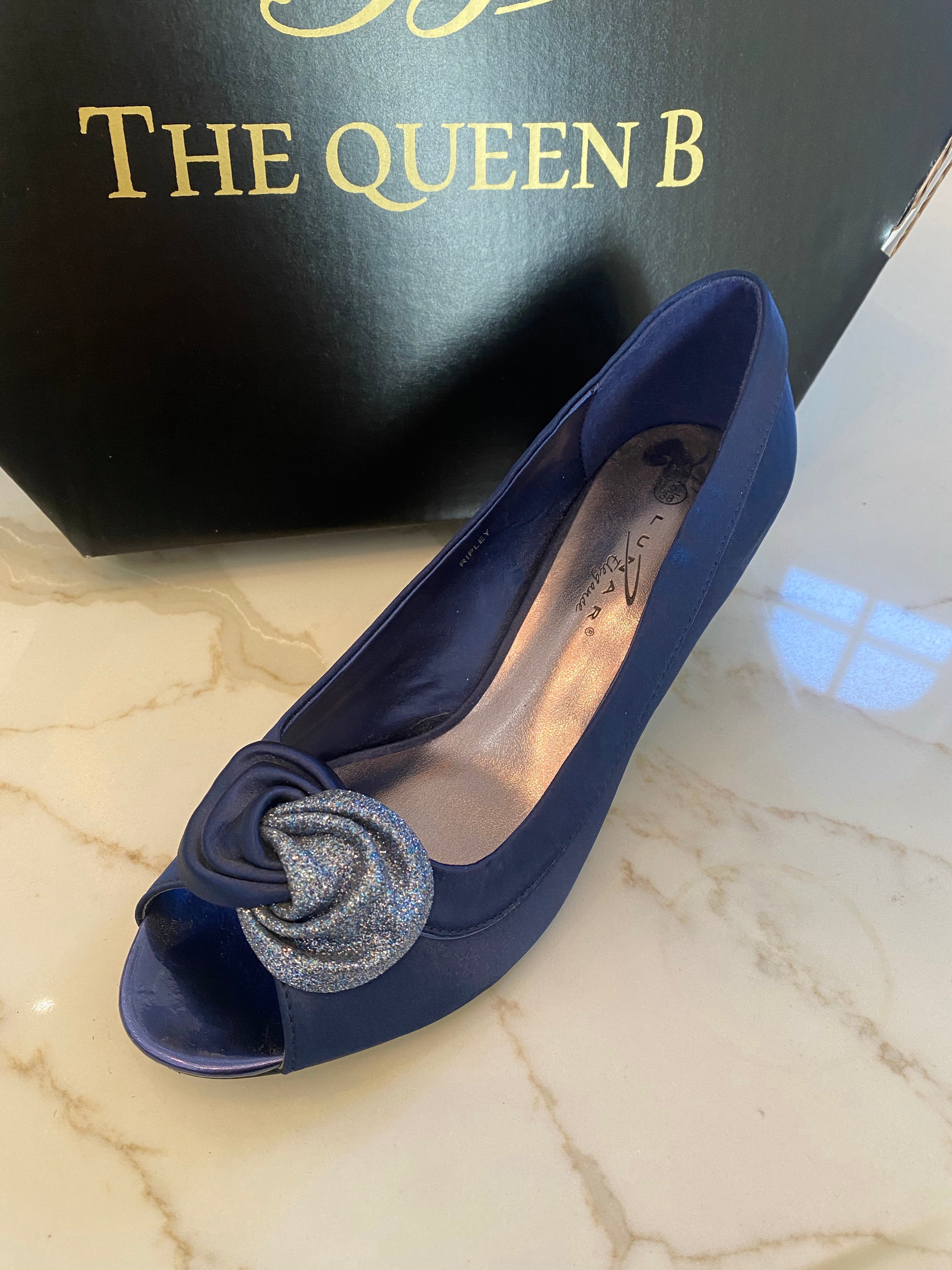 Size 4 LUNAR - FLR222 BL - RIPLEY - NAVY BLUE