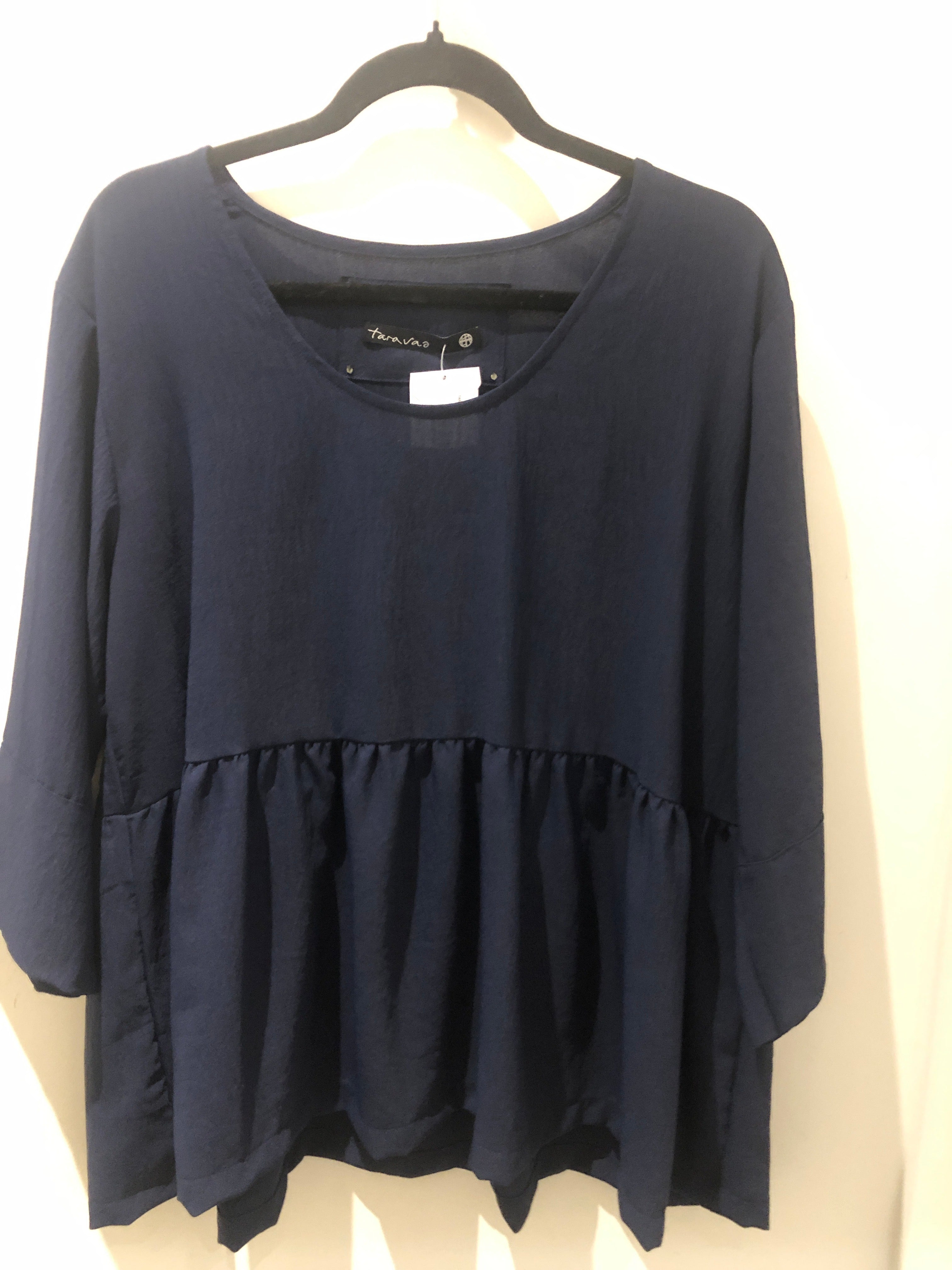 ‼️ 1 left ‼️ Sizes 10 TARA VAO  - LINDA TOP 2130 NAVY