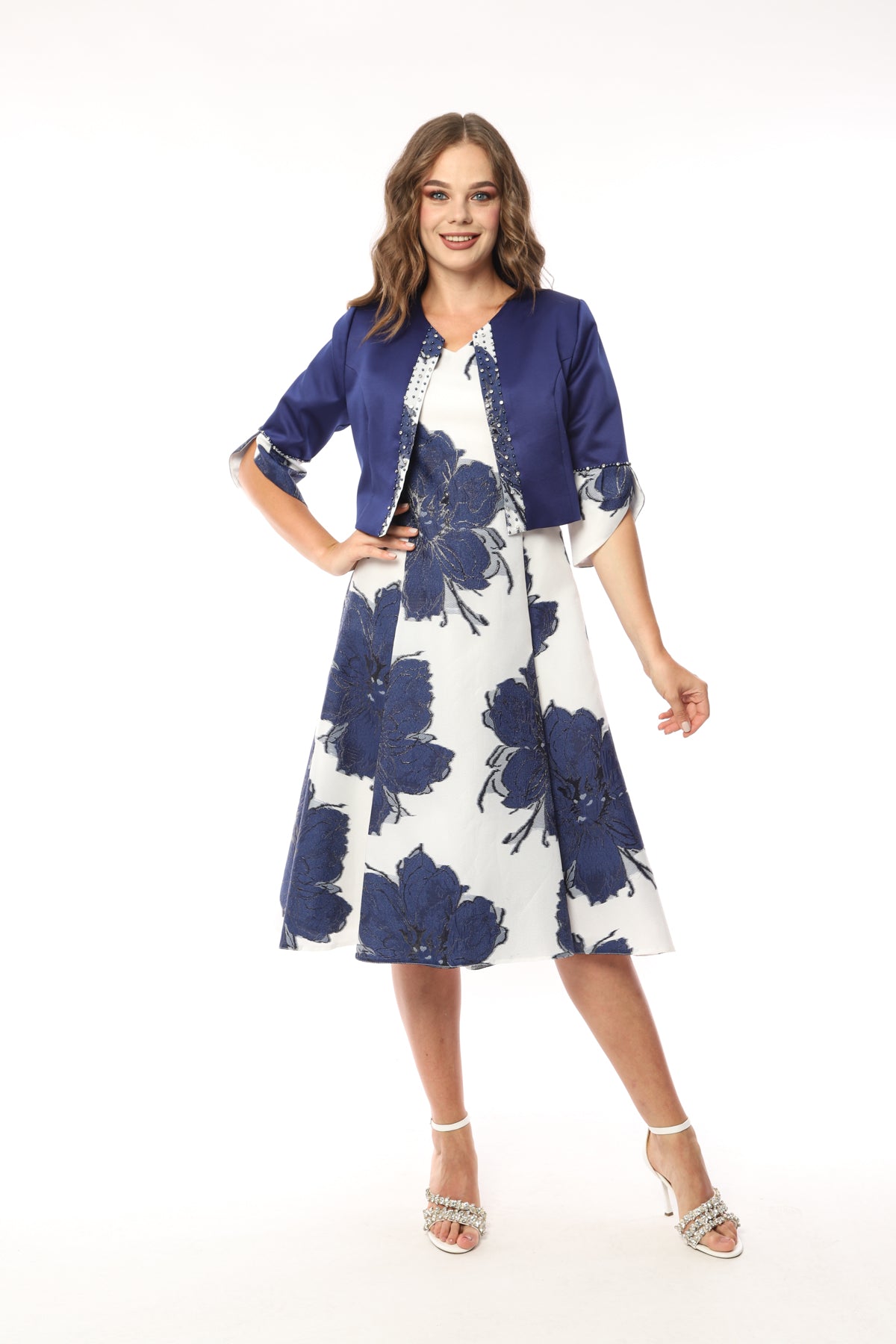 Sizes 22 24 Lizabella - 7343 - 04 NAVY