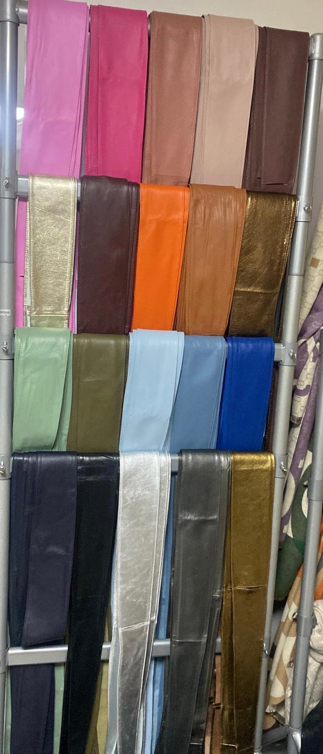 LEATHER BELT OBI