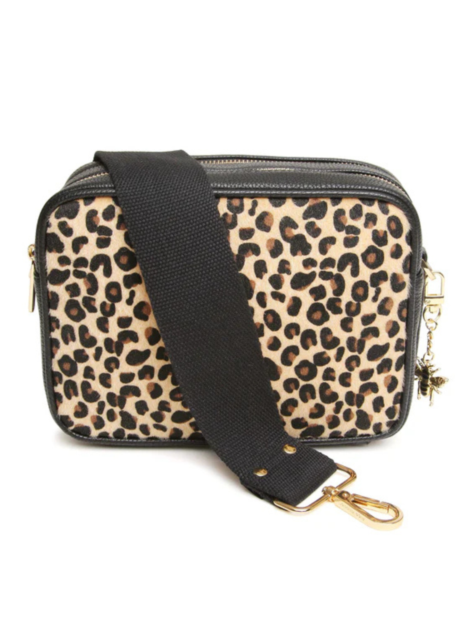 Alice Wheeler AW6032 Soho Cross Body Bag with dual straps, two zipped compartments, and internal pocket – stylish bronze crossbody handbag for everyday wear.