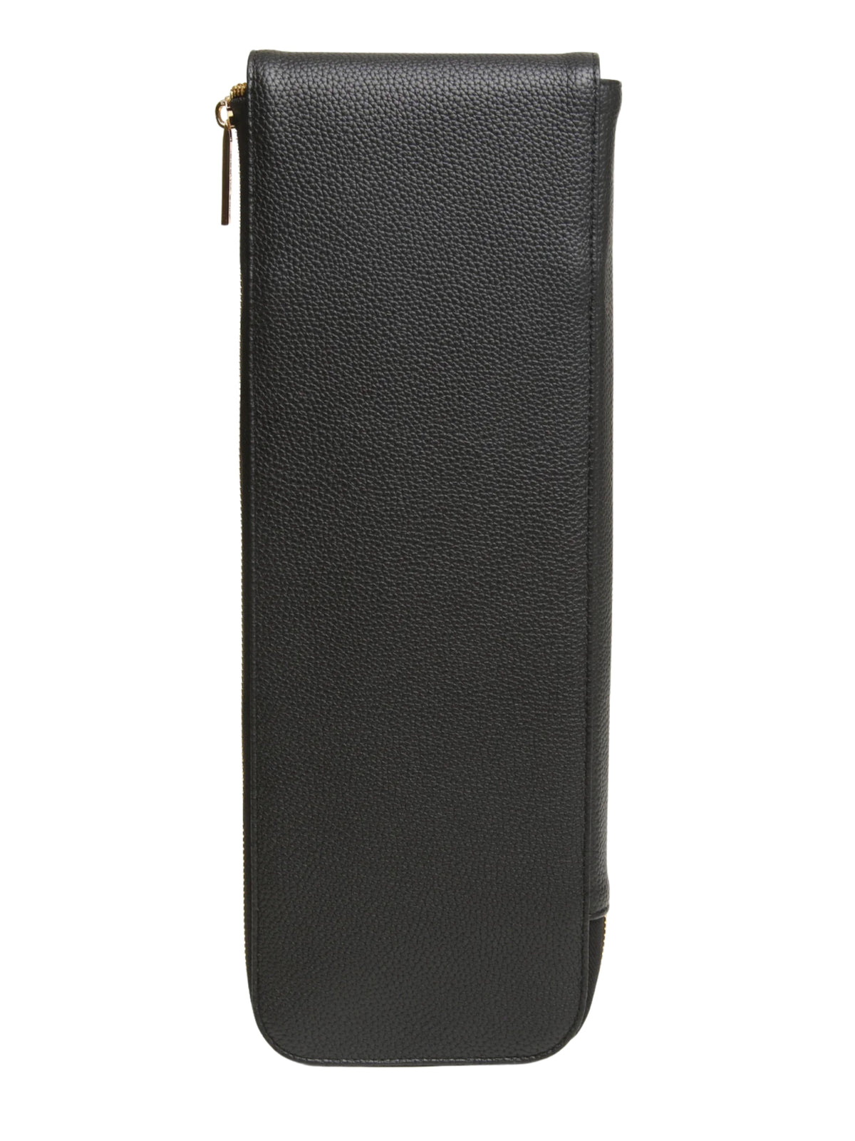 Alice Wheeler AW0417 Black Hair Styling Pouch with textured finish, zip-around fastening and heat-resistant interior compartments.