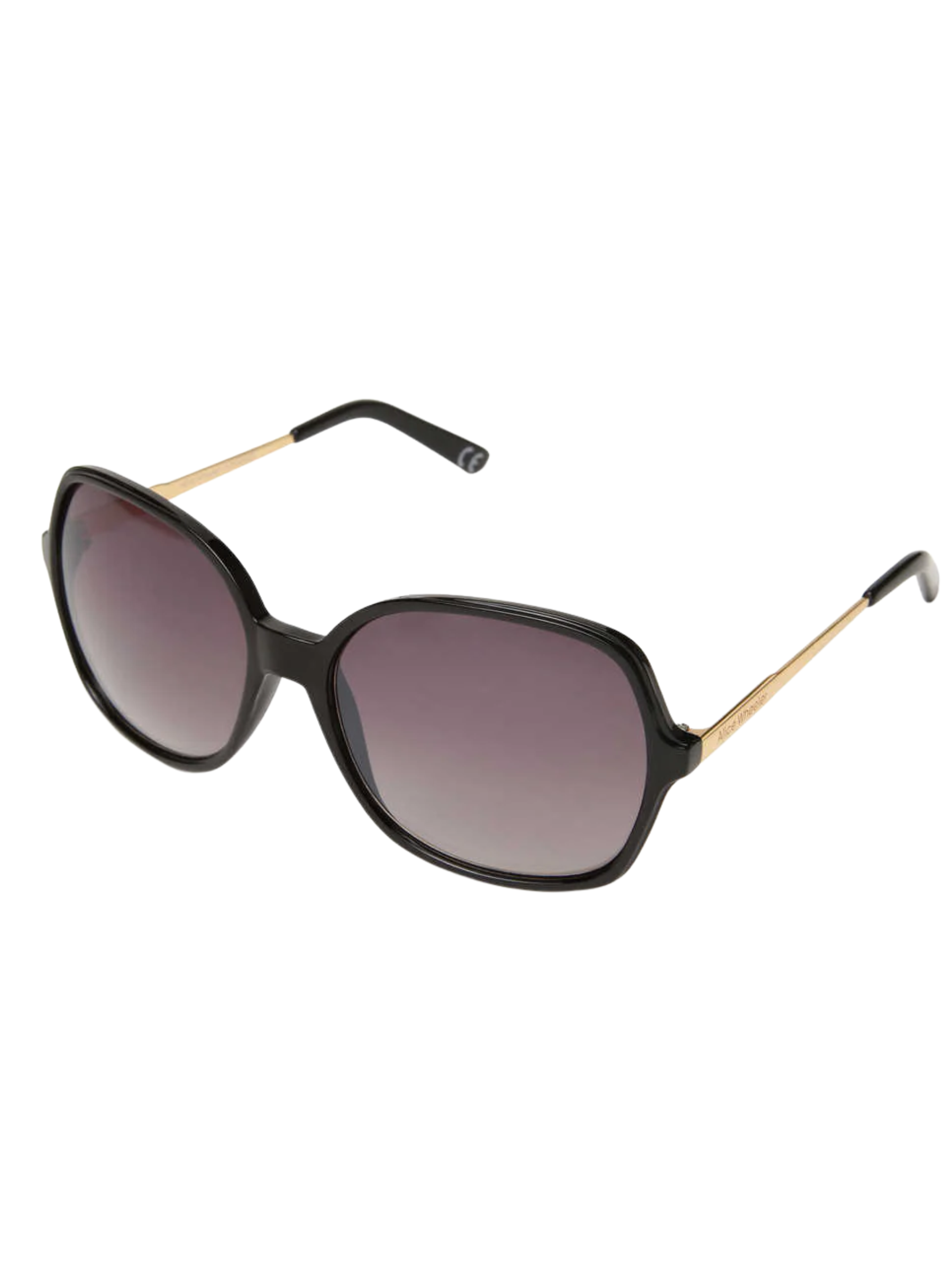 Alice Wheeler AWG78023 Cannes Black Glasses graduated tint sunglasses with UV400 protection