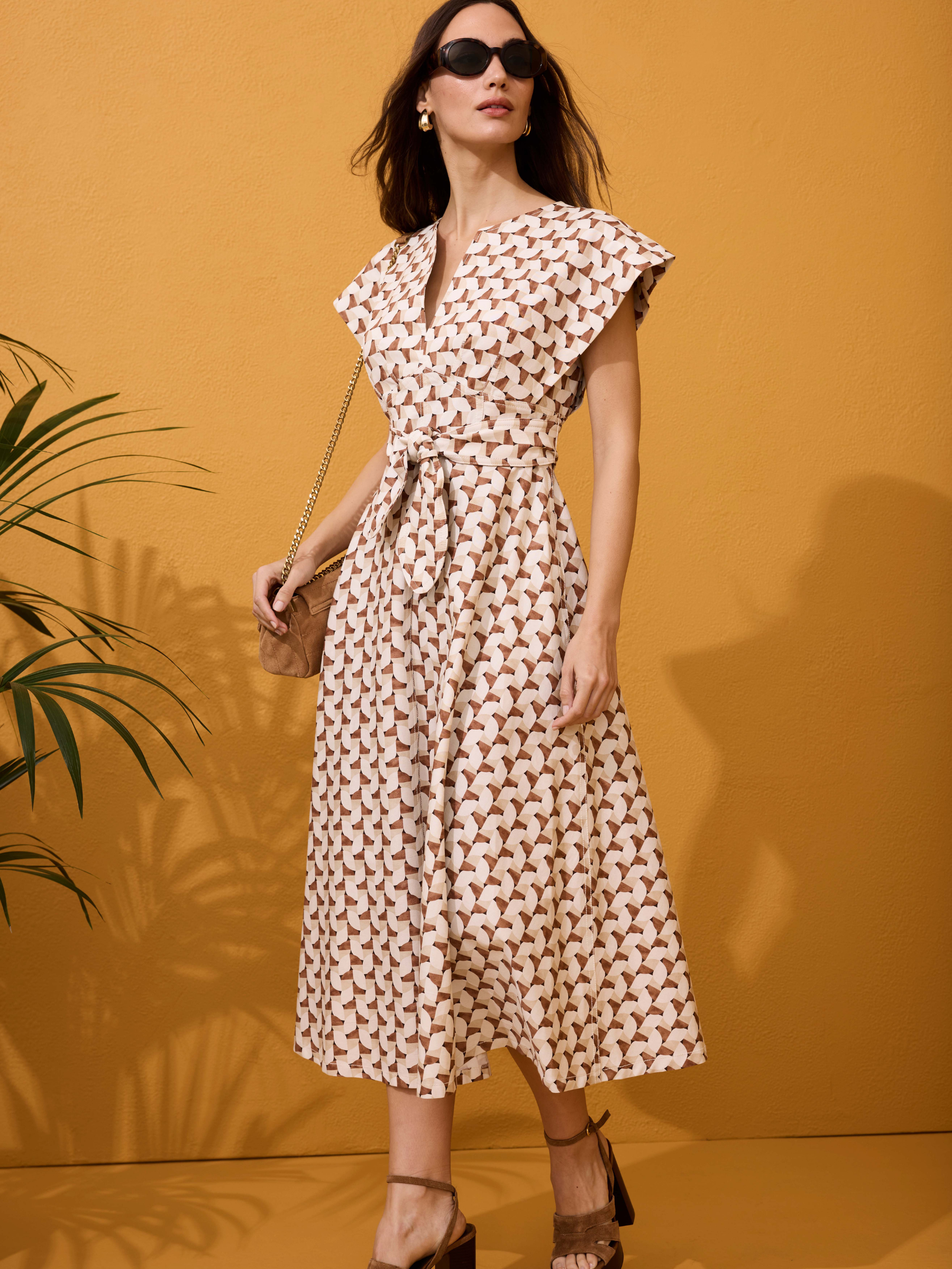 modern shirtwaist dress Arggido 49546 Shirtwaist Dress
