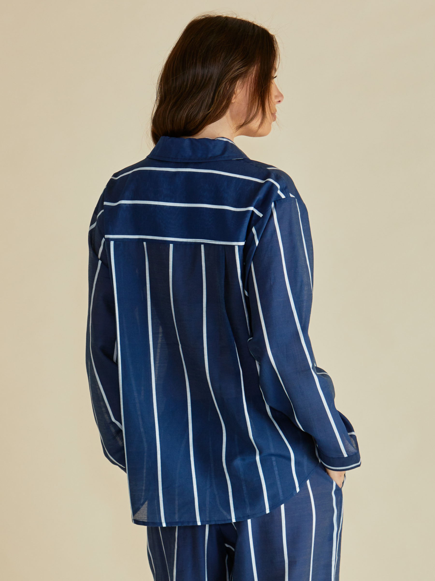 Betty Hayman Shirt with classic collar, button-through front and relaxed silhouette.