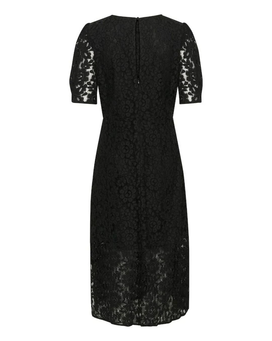 CREAM - EBANA DRESS - BLACK