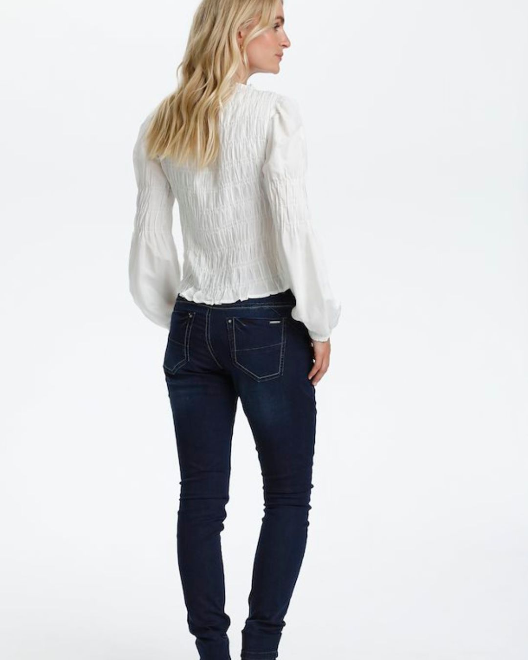 CREAM - HENVA BLOUSE - WHITE