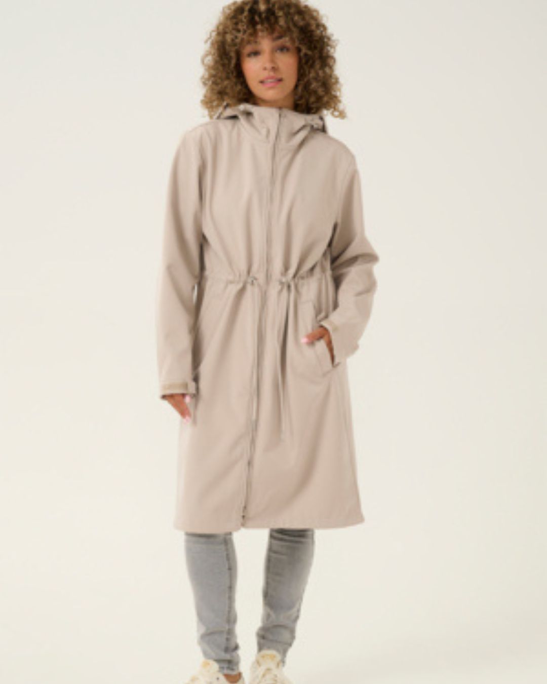 Cream - Kasia - String Beige - Drawstring Jacket