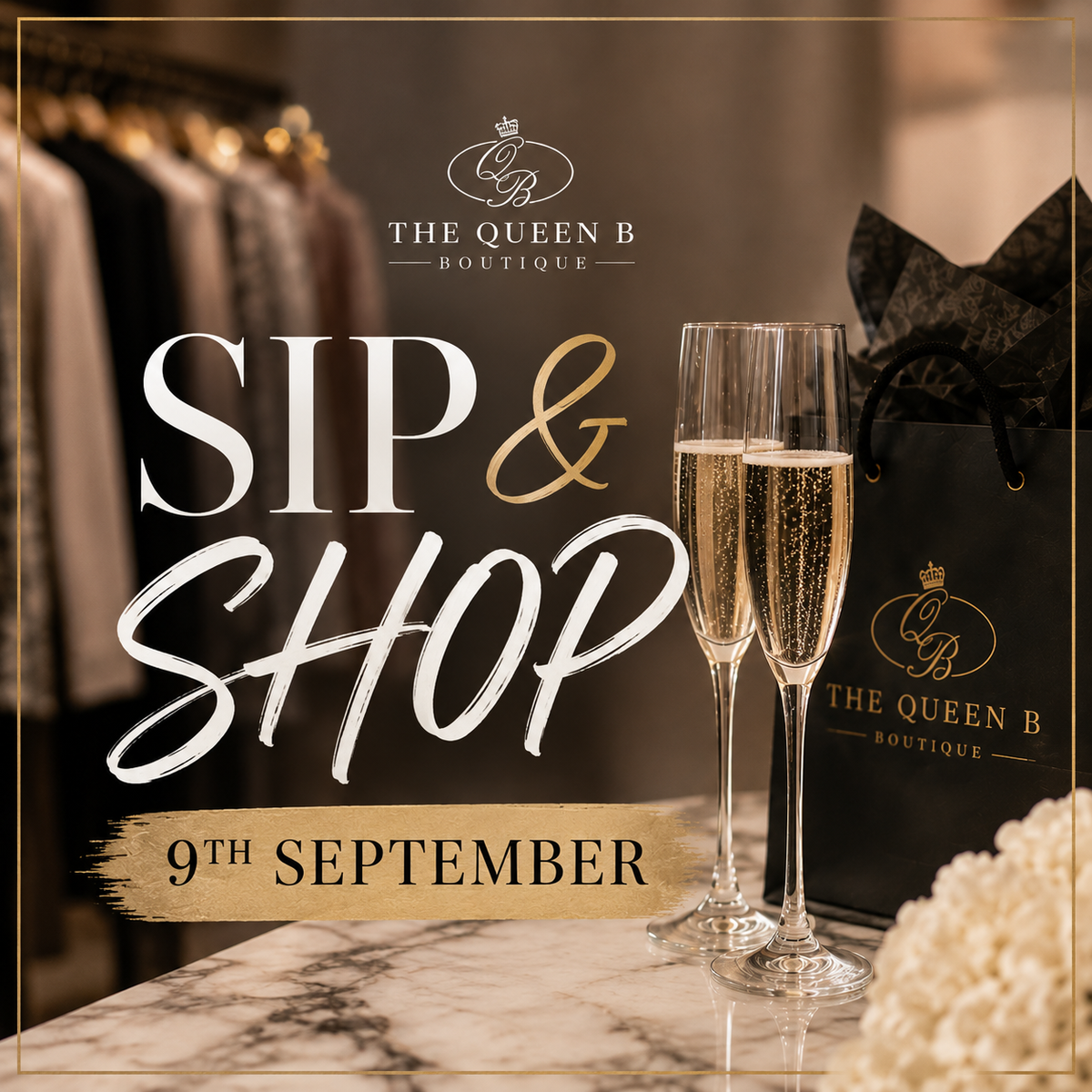 The Queen B Boutique AW26 Sip & Shop Charity Night