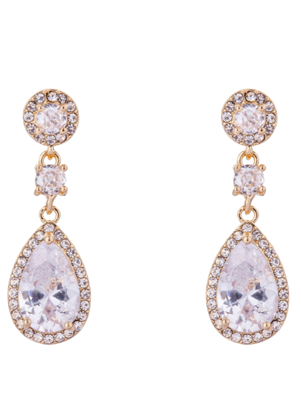 D&X DE1035K Teardrop Earrings