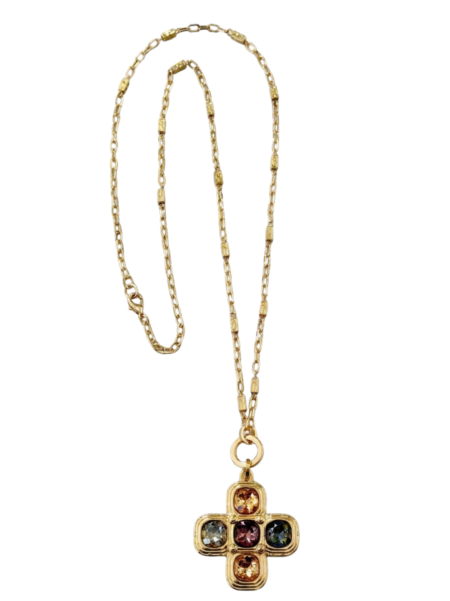 Envy 621 Square Cross Necklace
