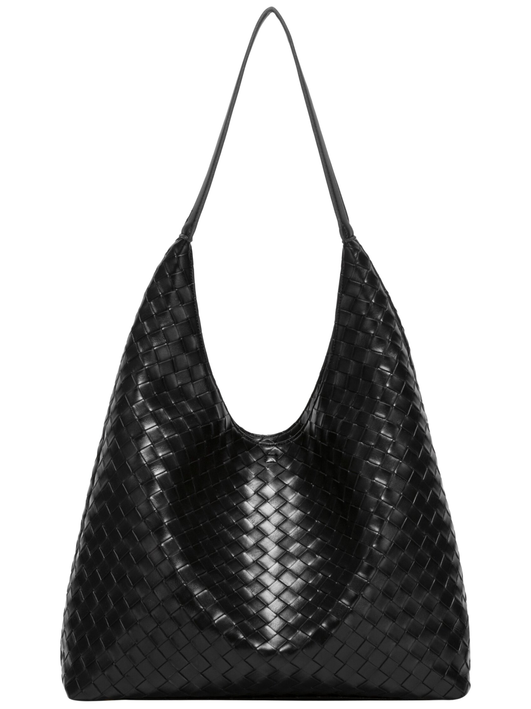 Every Other 12174 Single Strap Bag with woven-effect finish and slouchy shoulder bag shape