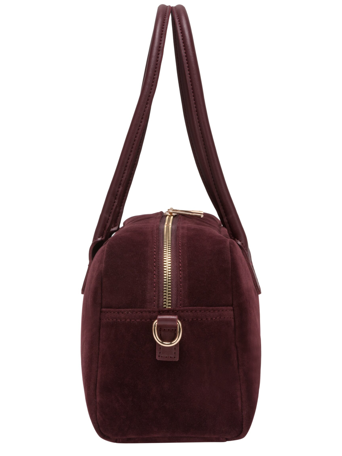 Every Other 12191 Suede Effect Bag with top handles, detachable shoulder strap and zip fastening