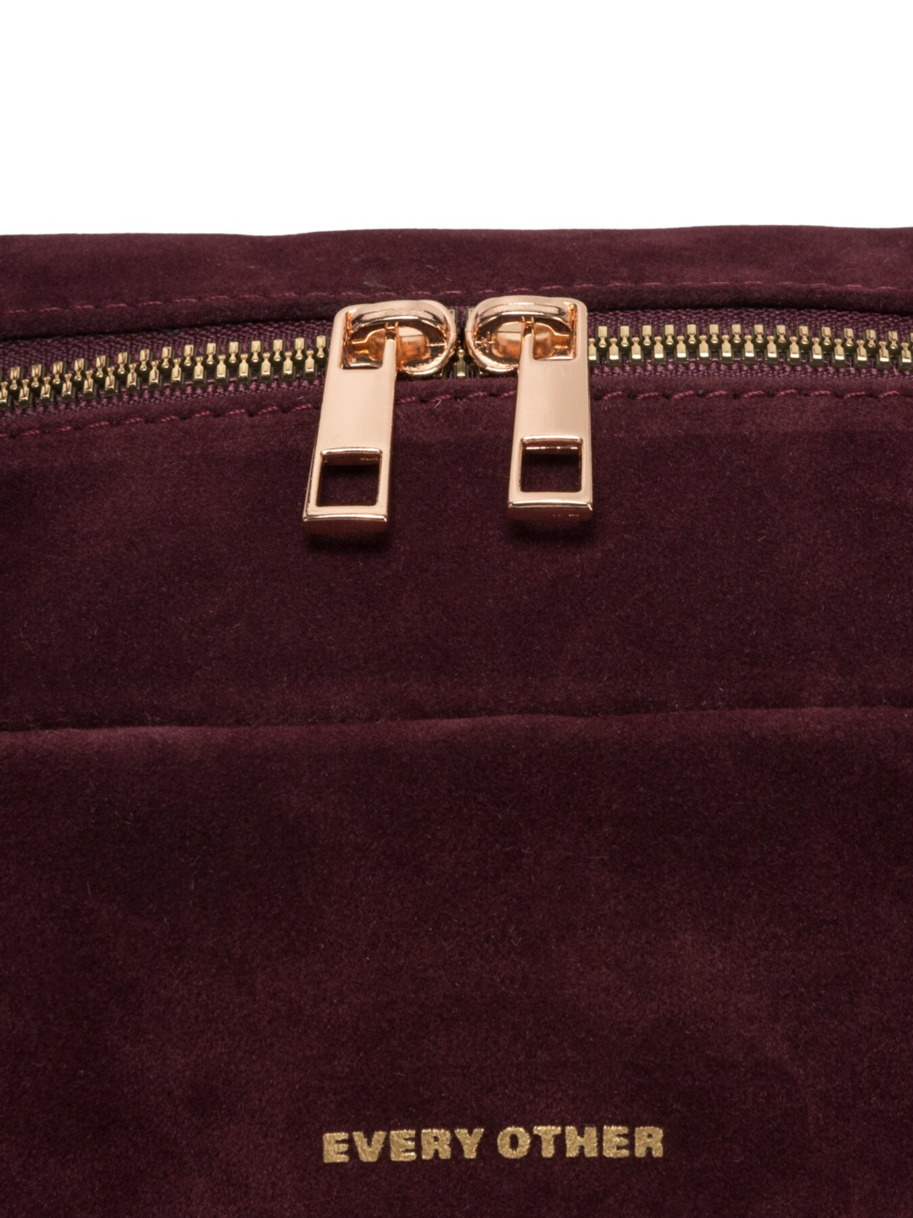 Every Other 12191 Suede Effect Bag with top handles, detachable shoulder strap and zip fastening