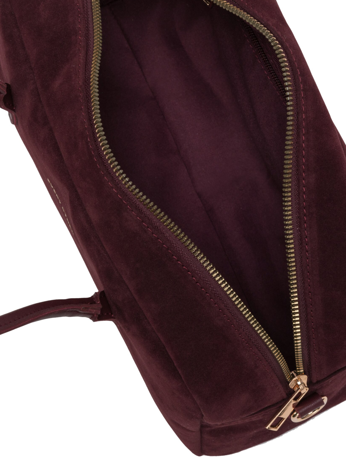 Every Other 12191 Suede Effect Bag with top handles, detachable shoulder strap and zip fastening
