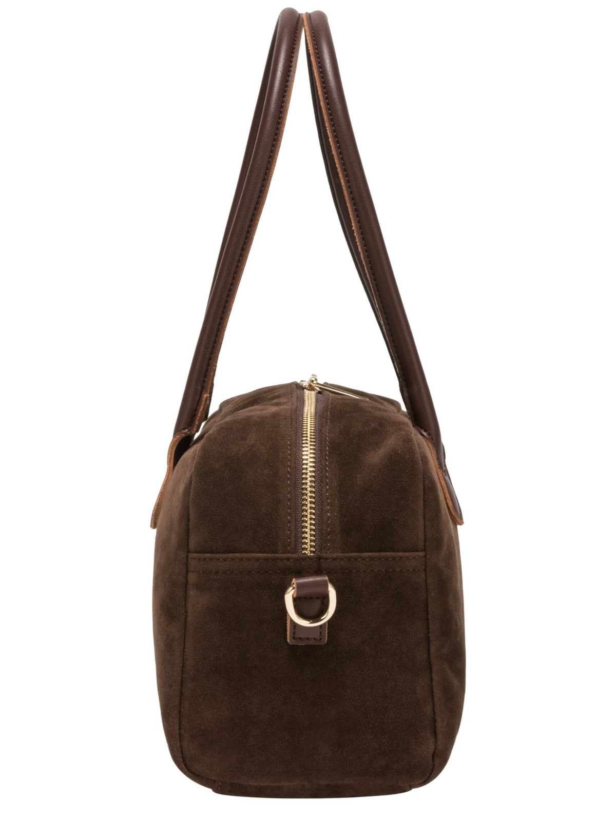 Every Other 12191 Suede Effect Bag with top handles, detachable shoulder strap and zip fastening