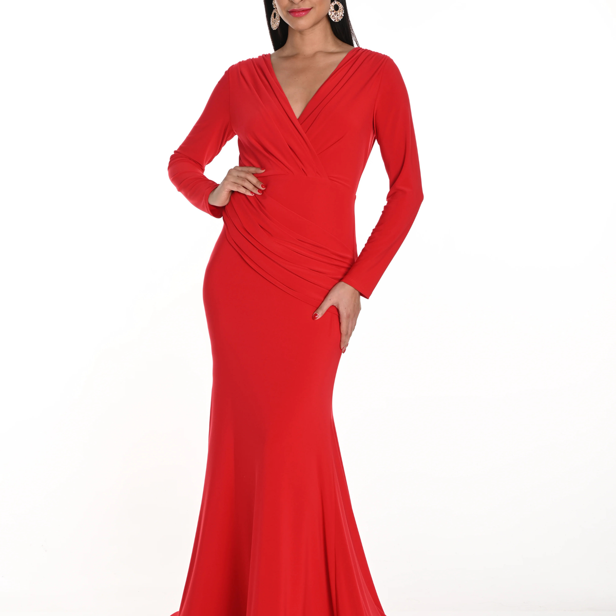 Frank Lyman 249005 Red Dress