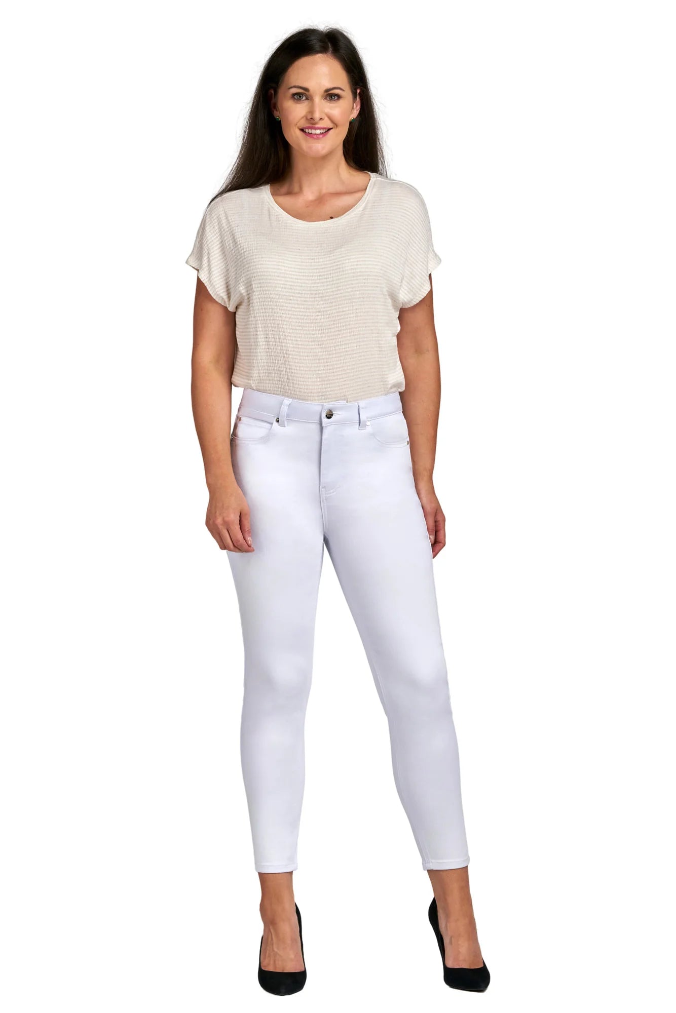 PINNS - 376CT - WHITE JEANS