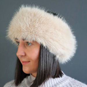 PCHA SD125 Black Faux Fur Headband