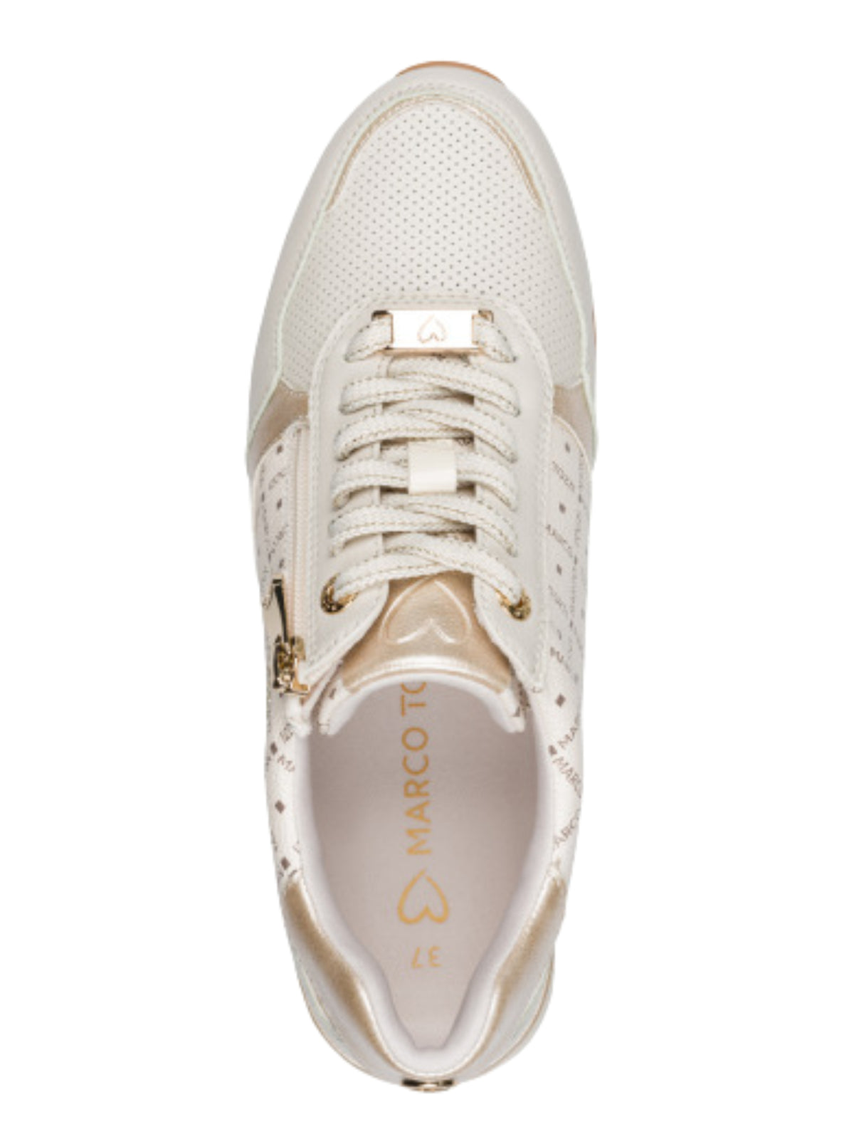 Marco Tozzi 23710 402 Cream Comb Trainer
