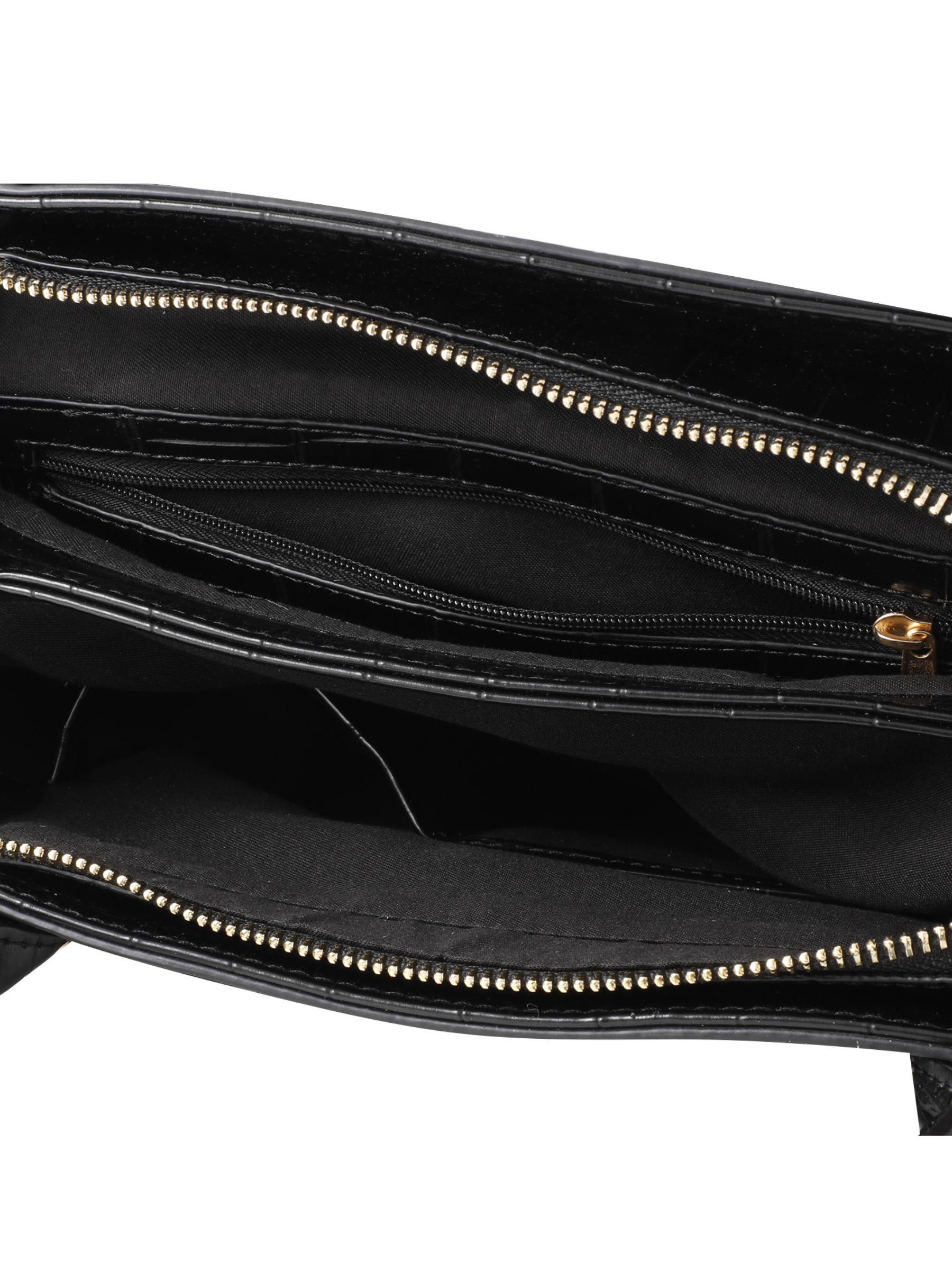 Marco Tozzi 61017 067 Handbag croco-effect structured handbag with top handles and shoulder strap
