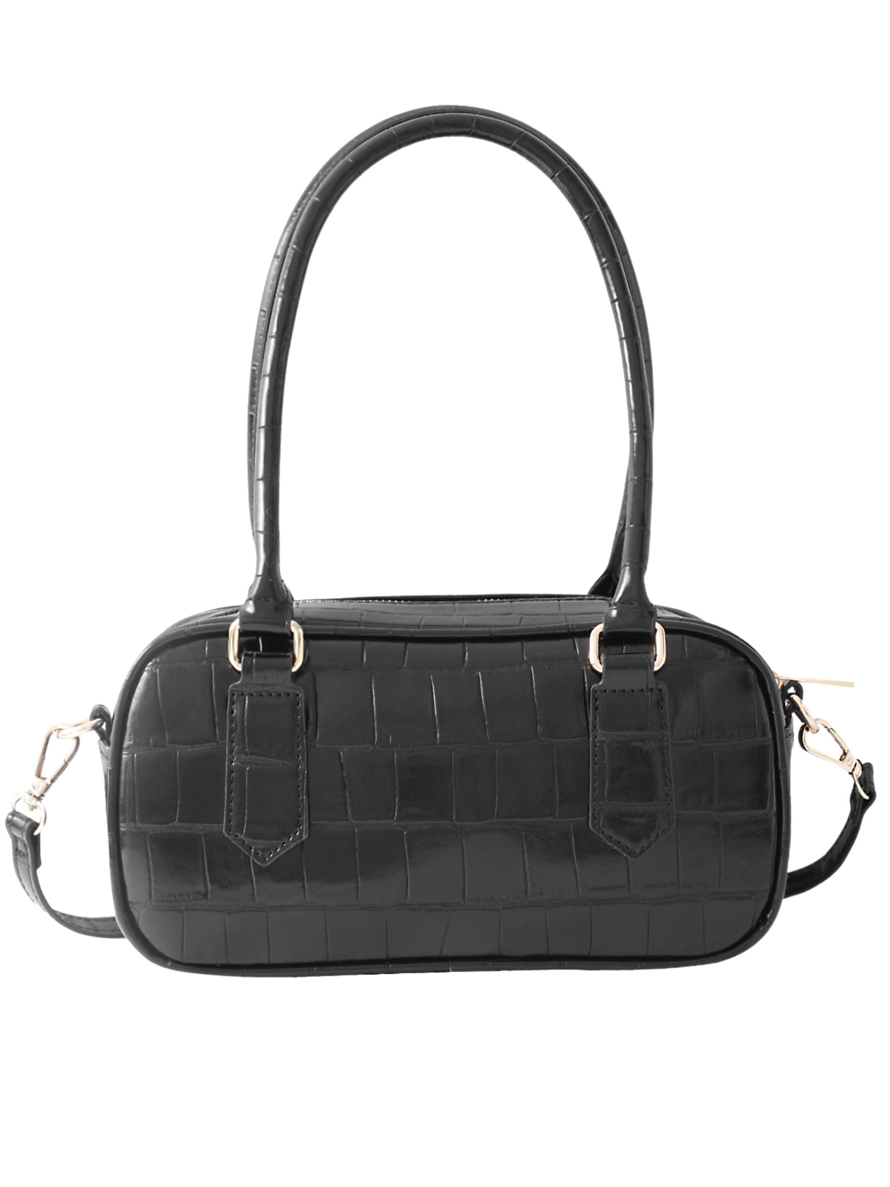 Marco Tozzi 61018 069 Croco Handbag with structured shape, top handles and detachable shoulder strap