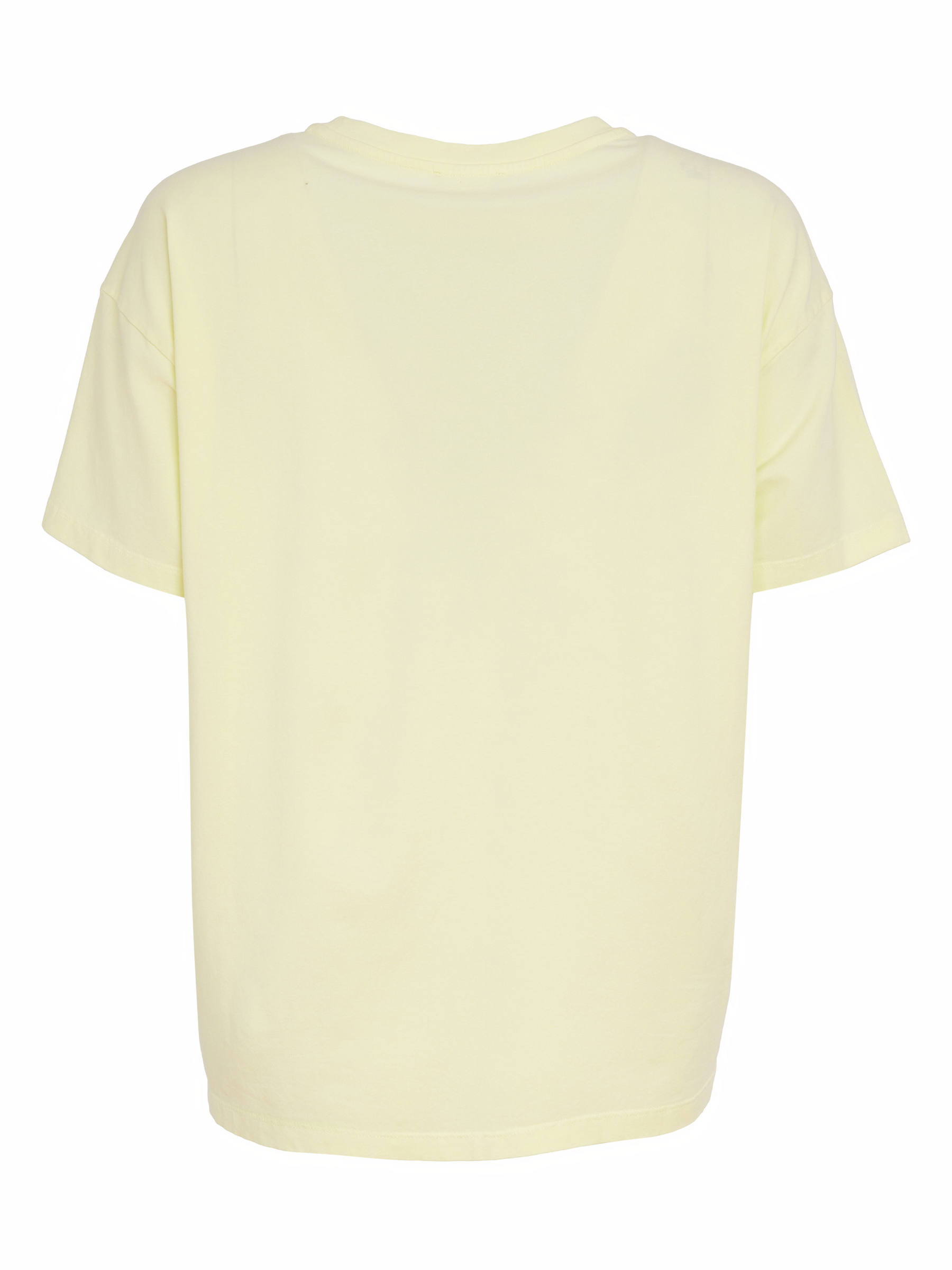 Naya NAS26 112 Cut Out Detail Jersey Top featuring soft cotton stretch fabric, round neckline and asymmetric cut-out hem.