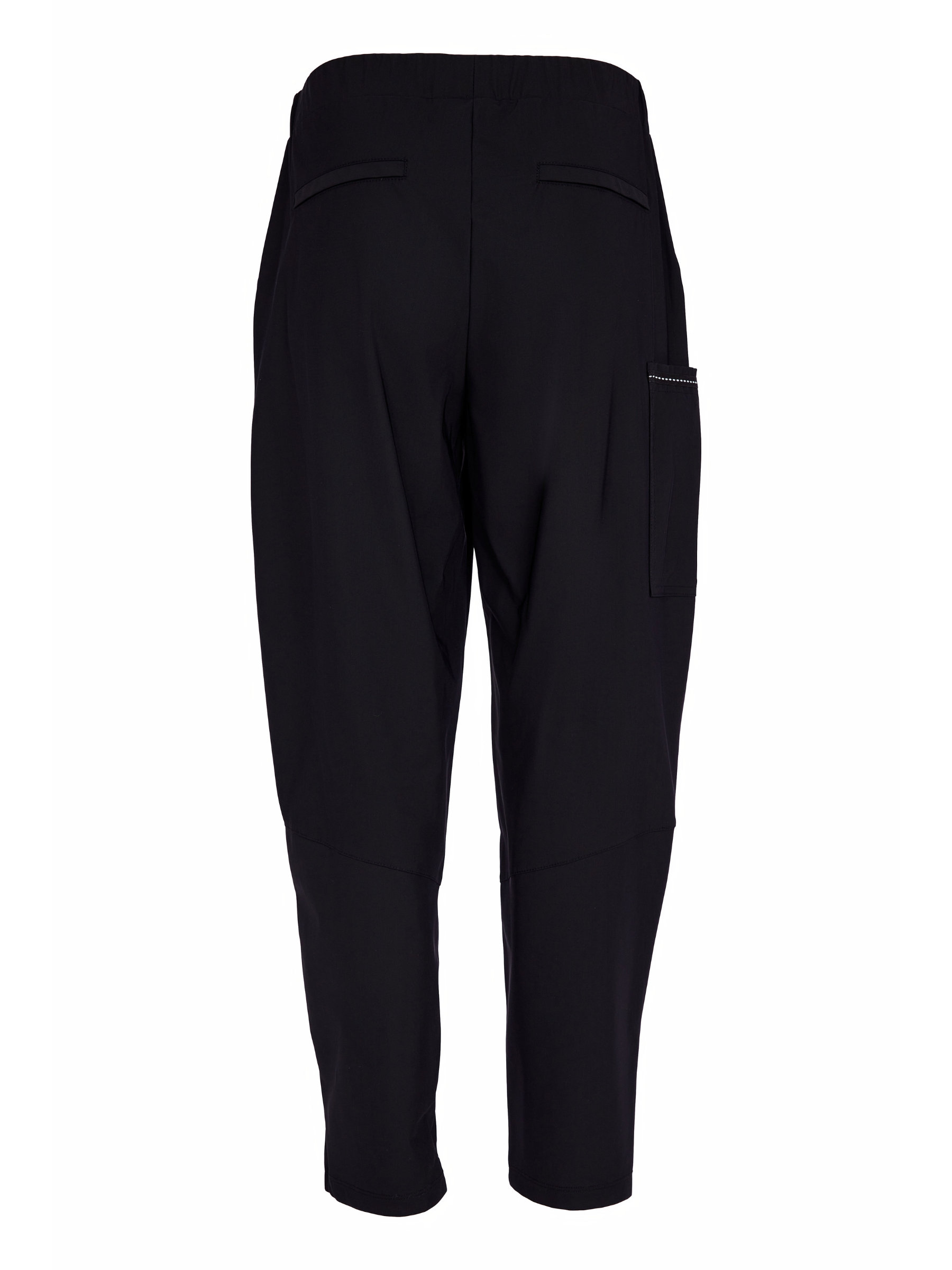 Naya NAS26 129 Elasticated Waist Trousers featuring smooth stretch fabric, elasticated waistband, tapered leg and clean modern silhouette.