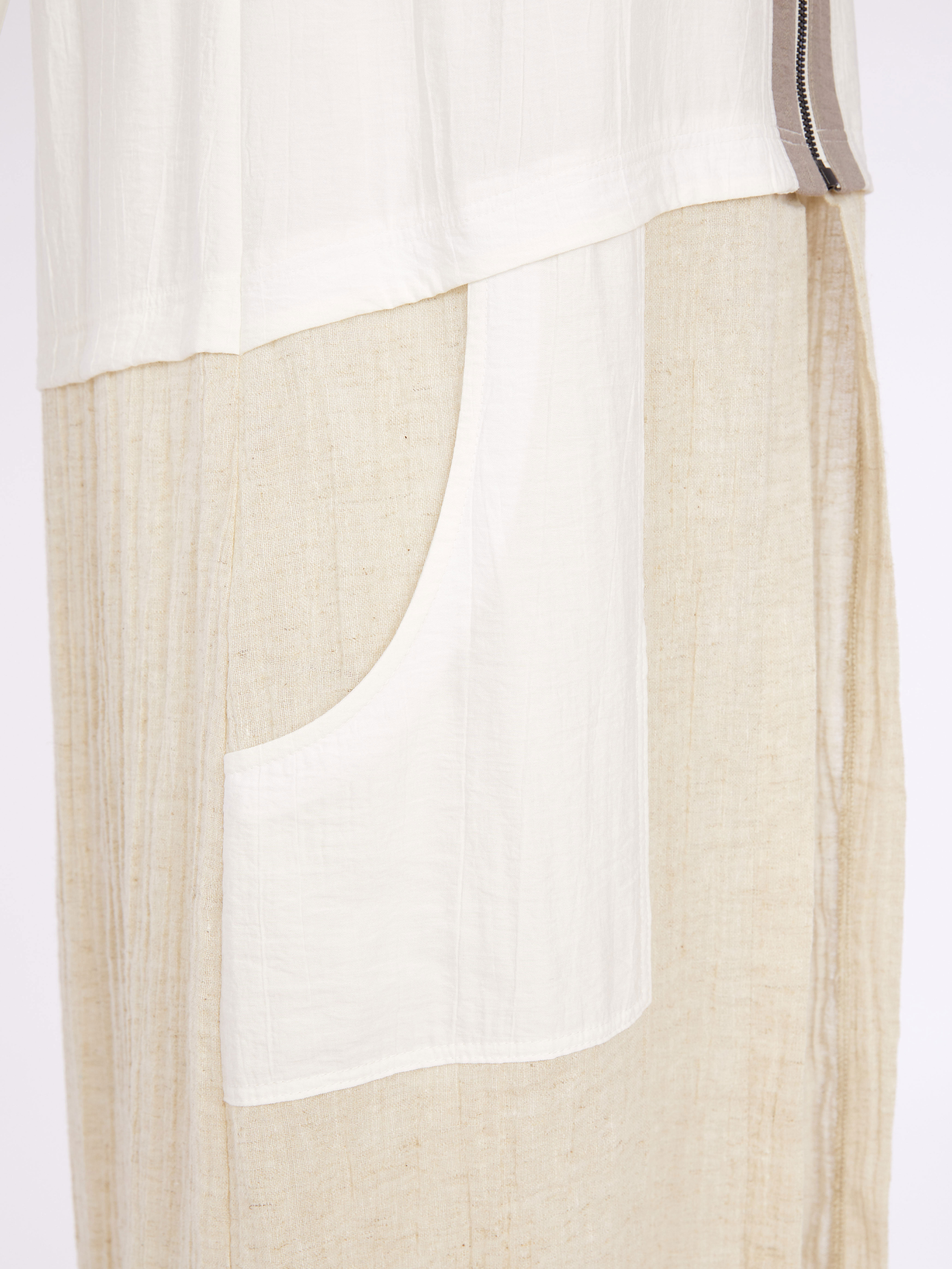 Naya NAS26 157 Hooded Waistcoat featuring sleeveless design, zip-through front, hooded neckline and soft rayon-blend fabric.