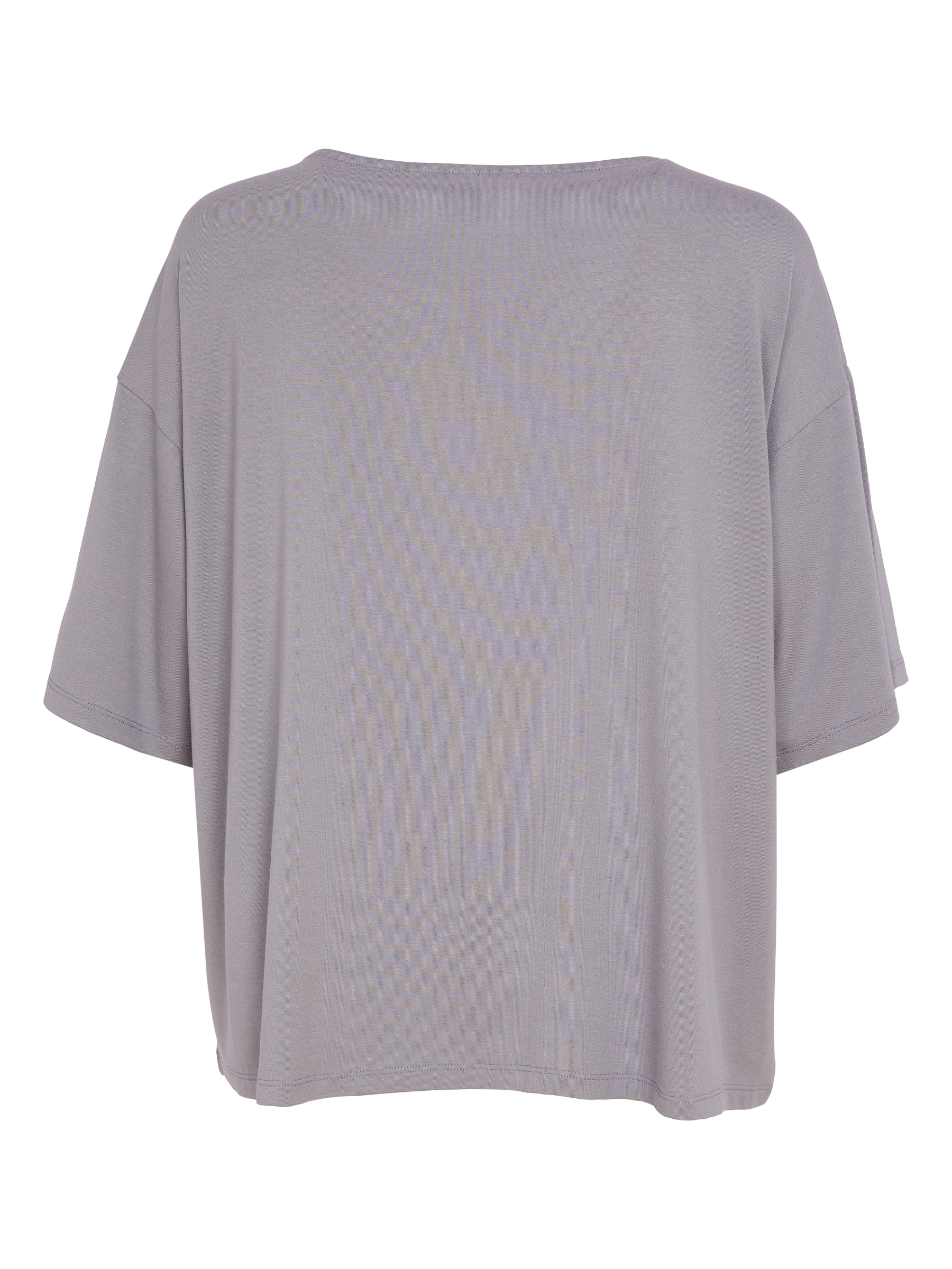 Naya NAS26 178 Mixed Panel Round Neck Top