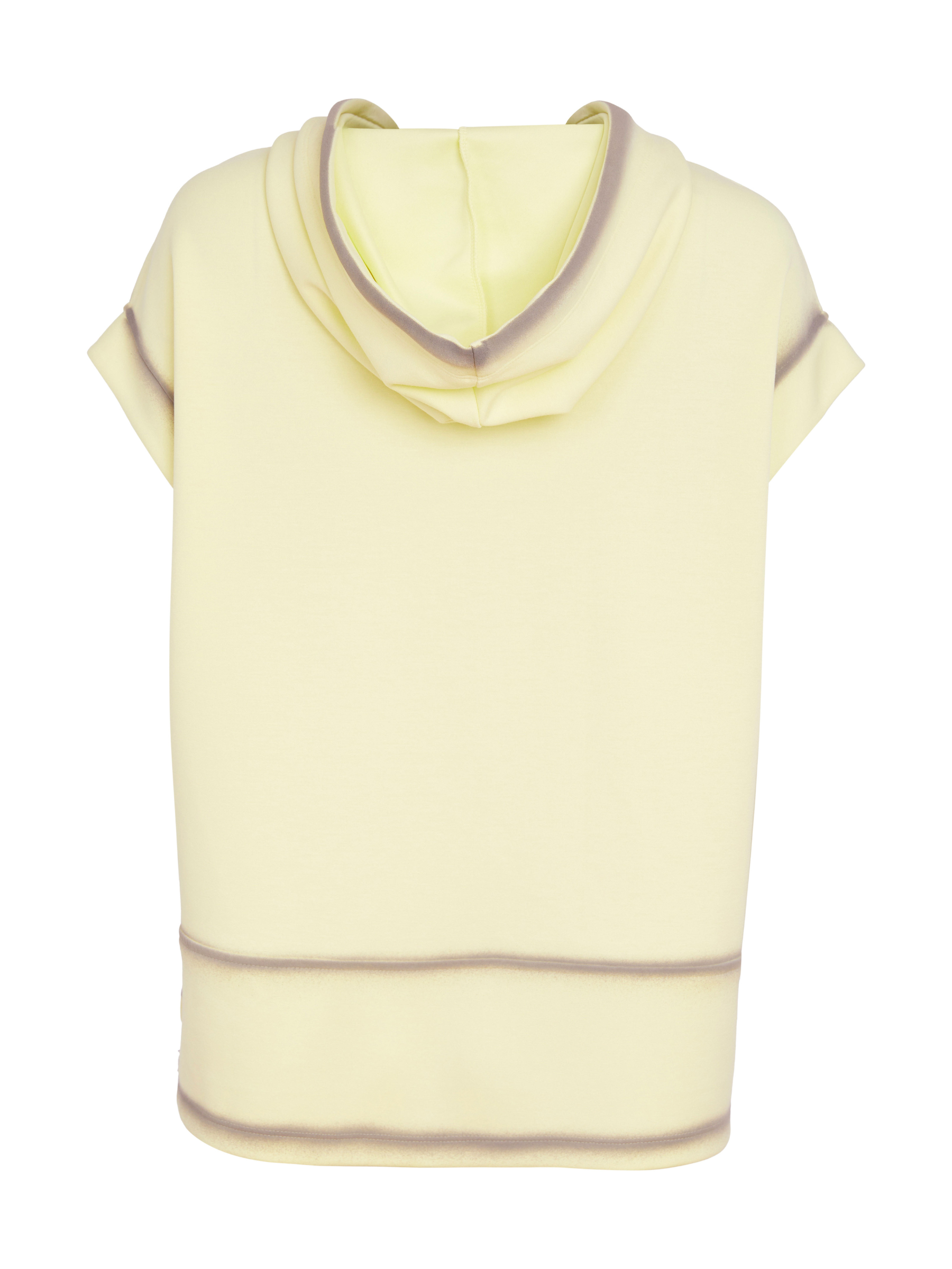 Naya NAS26 203 spray painted hooded top with relaxed fit, short sleeves and modern casual design.