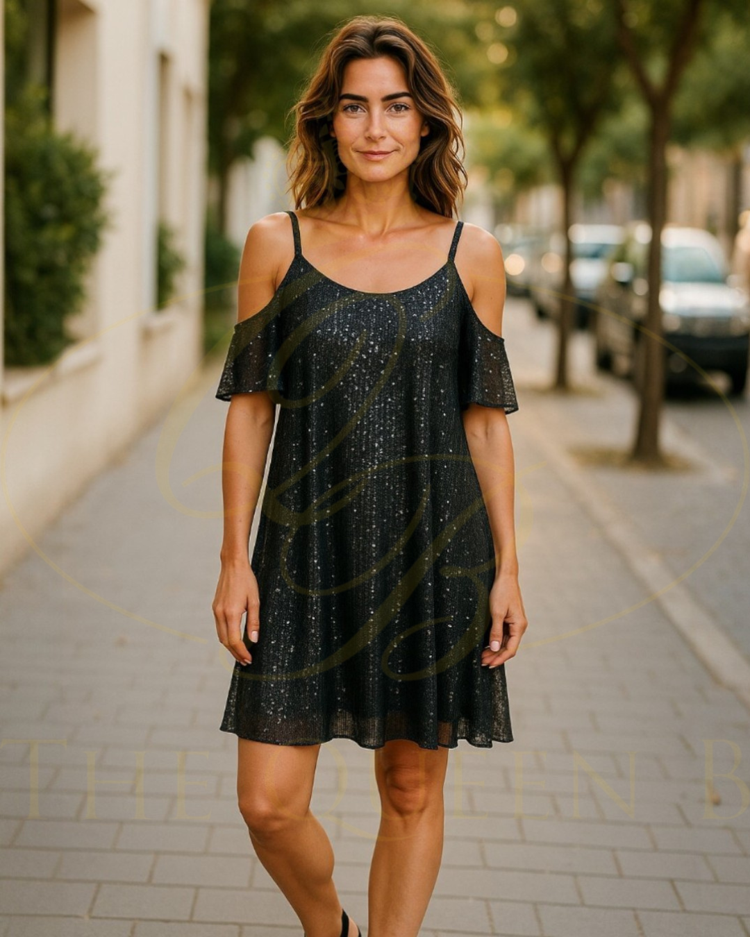 Malissa J WF2223B SEQUIN DRESS