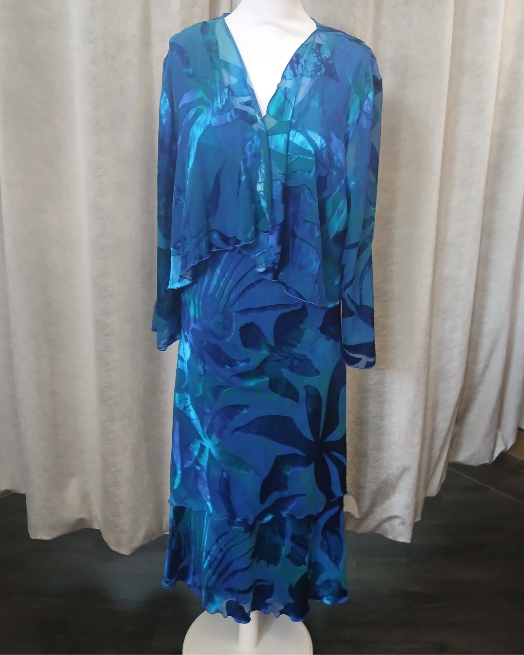 ‼️ 1 left ‼️ Allison Designs - Dress & Bolero 4111 Royal