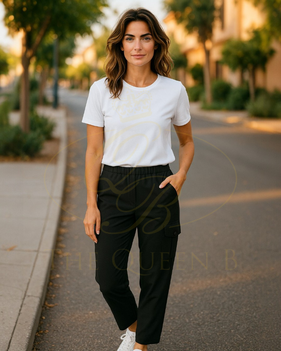 NAYA - NAW25 139 Trouser / Tab Detail