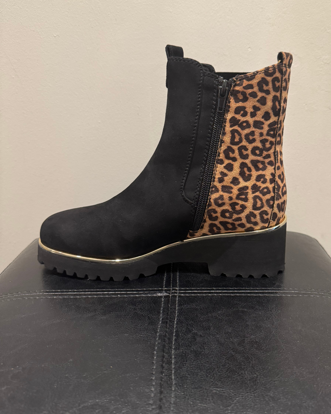 LUNAR - NAKITA BLACK ANKLE BOOT