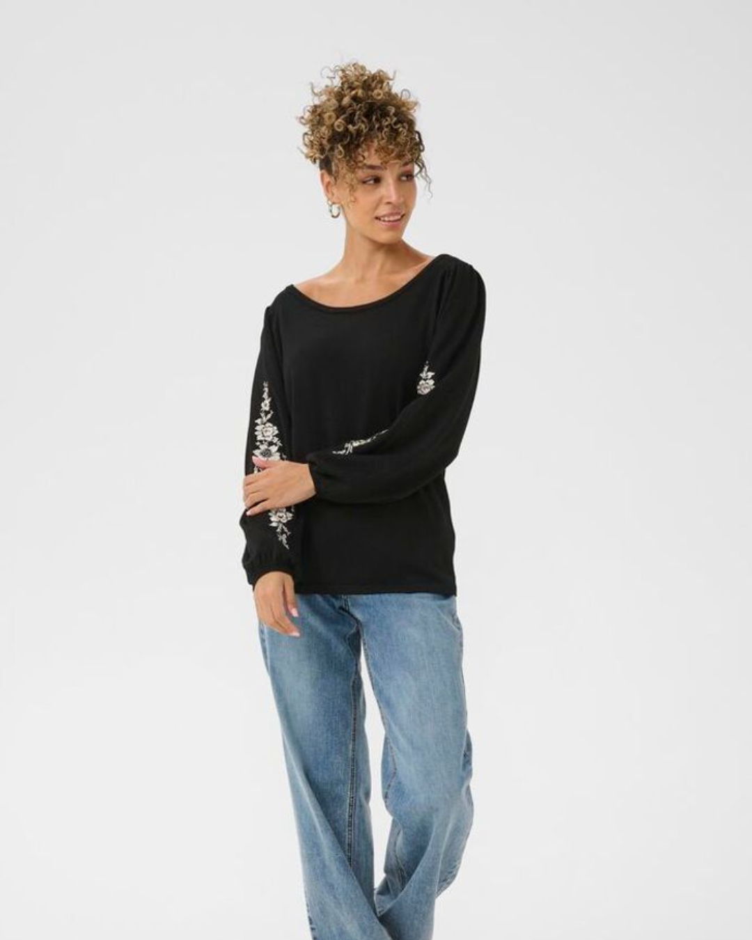 CREAM - VILLEA BOATNECK PULLOVER