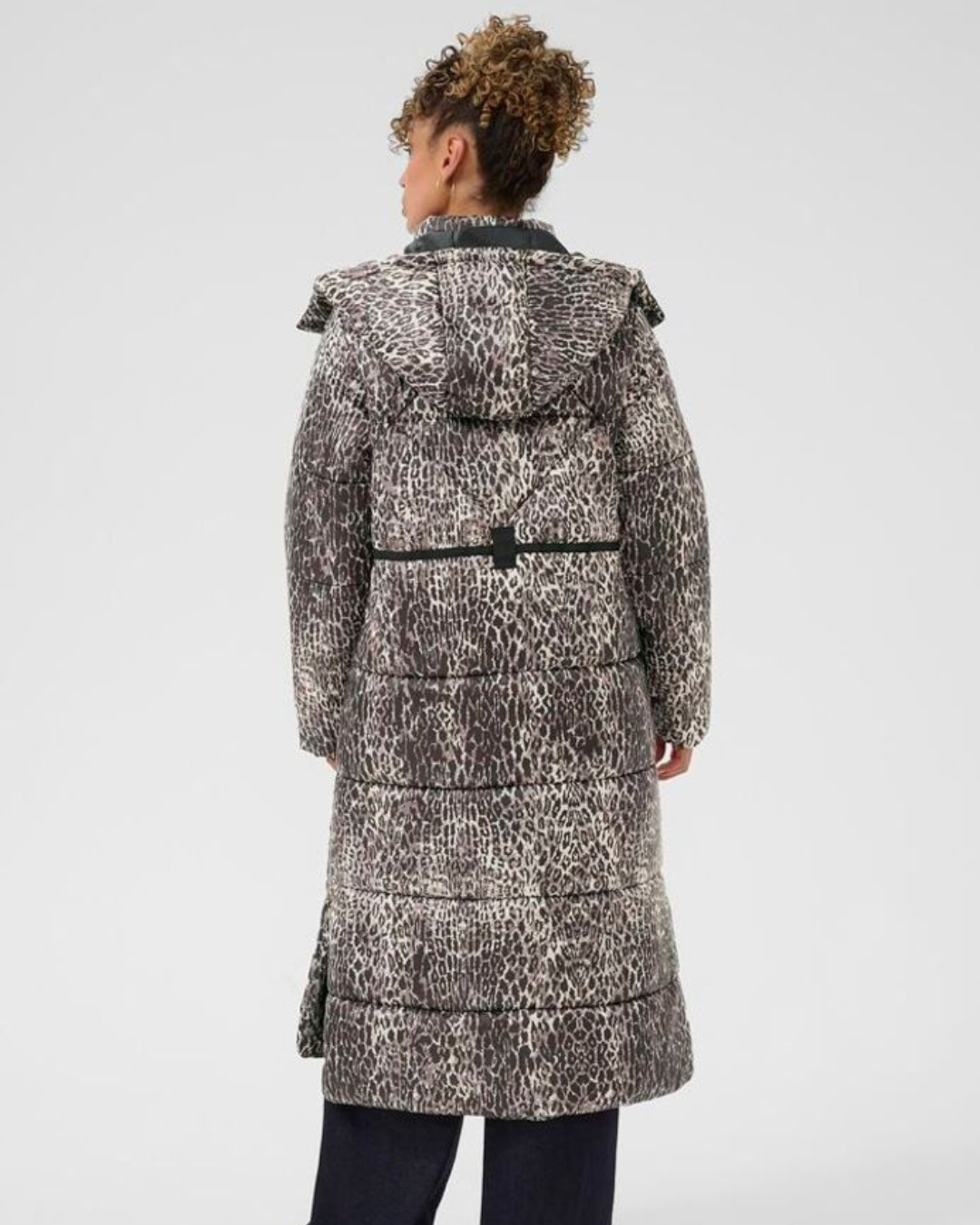 CREAM - GAIAGRO LONG PRINTED JACKET