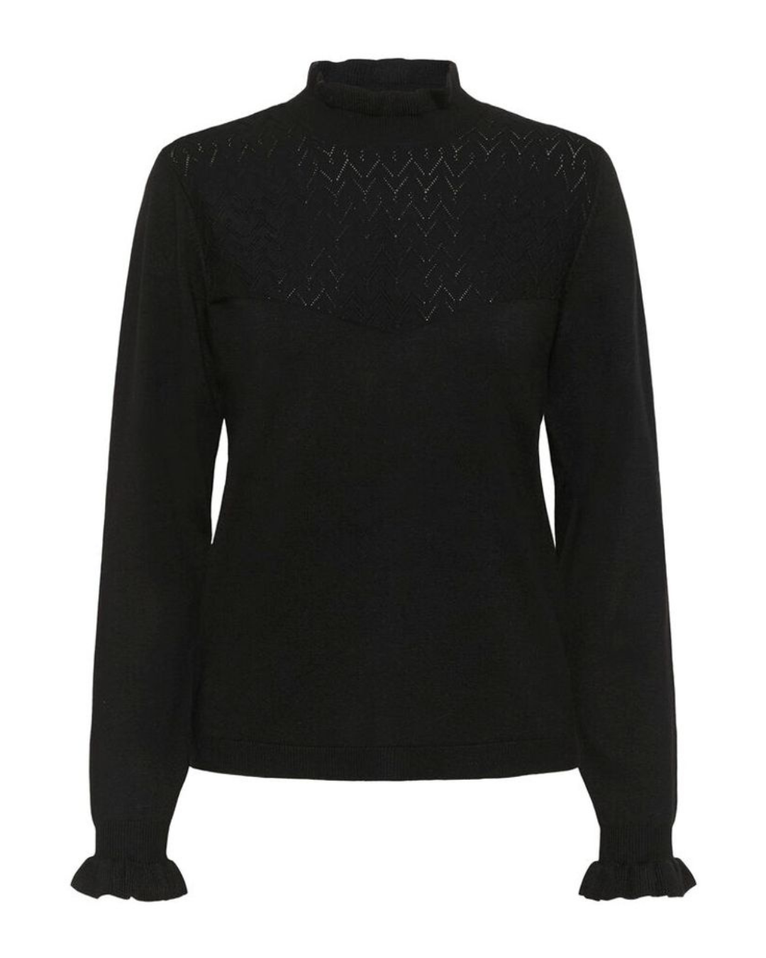 CREAM - VILLEA KNIT BLOUSE