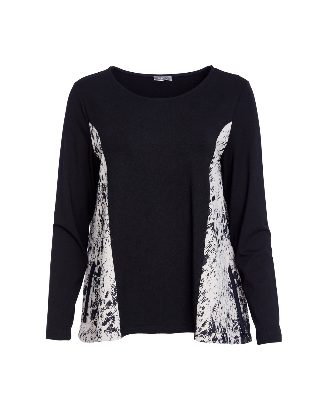 NAYA - NAW25 314 Mottled Print Top