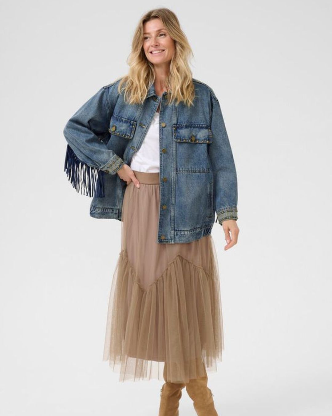 CREAM - KOS OZ DENIM JACKET