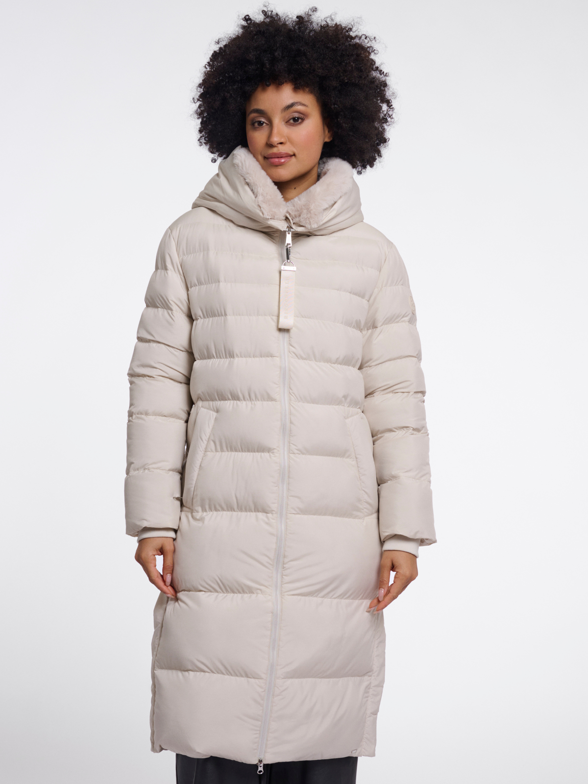 Rino & Pelle Hudson Padded Coat long padded coat with hood, zip fastening and practical pockets