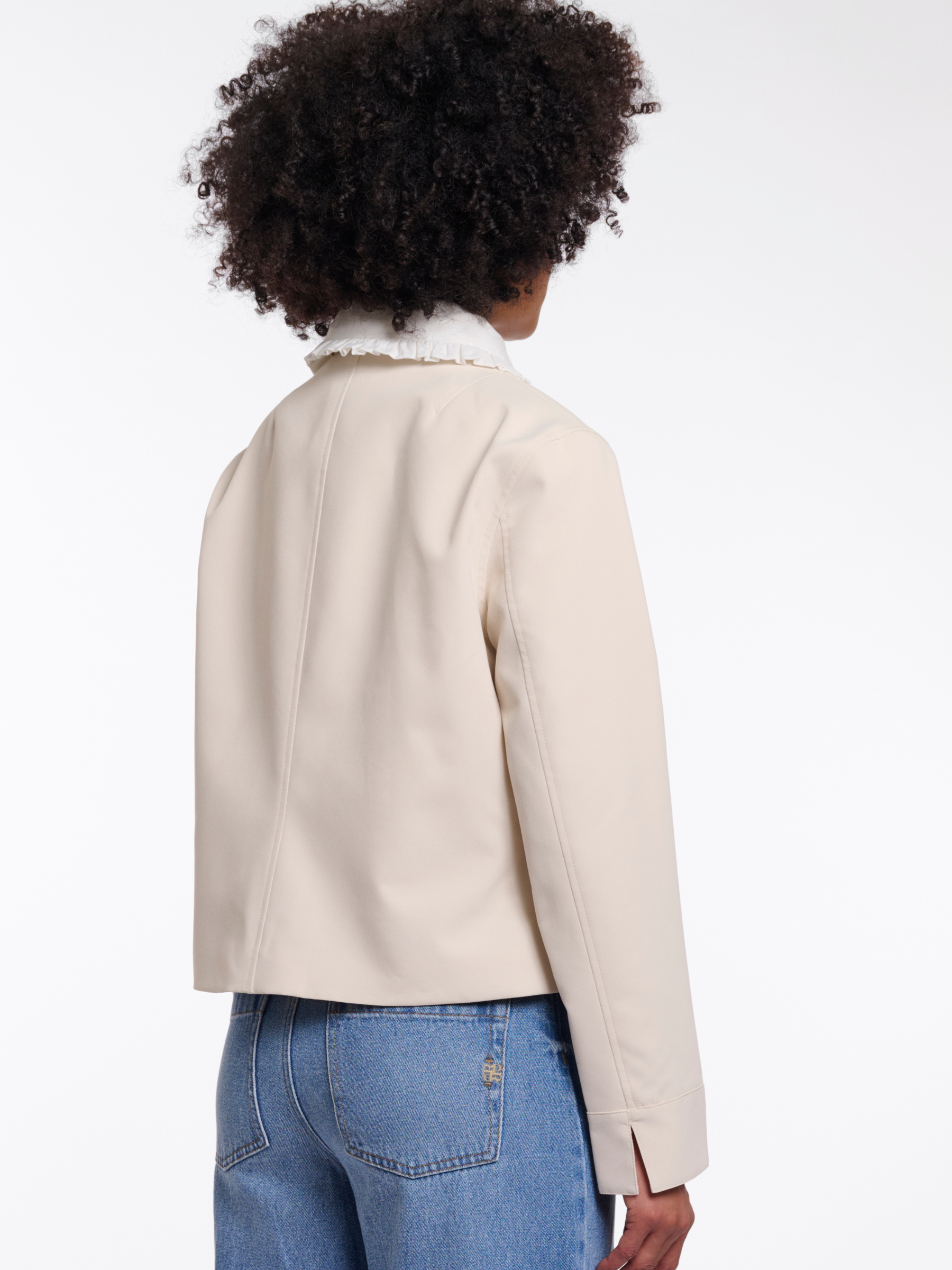 Rino & Pelle Richelle Jacket women’s structured jacket with concealed fastening and classic collar detail.