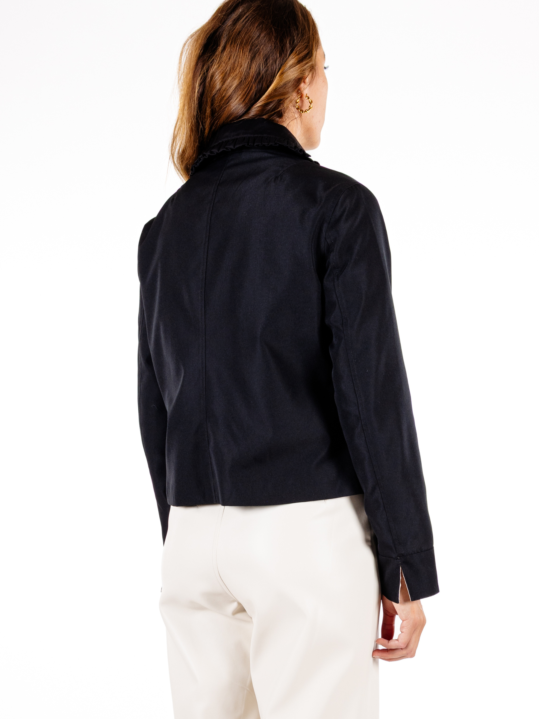 Rino & Pelle Richelle Jacket women’s structured jacket with concealed fastening and classic collar detail.