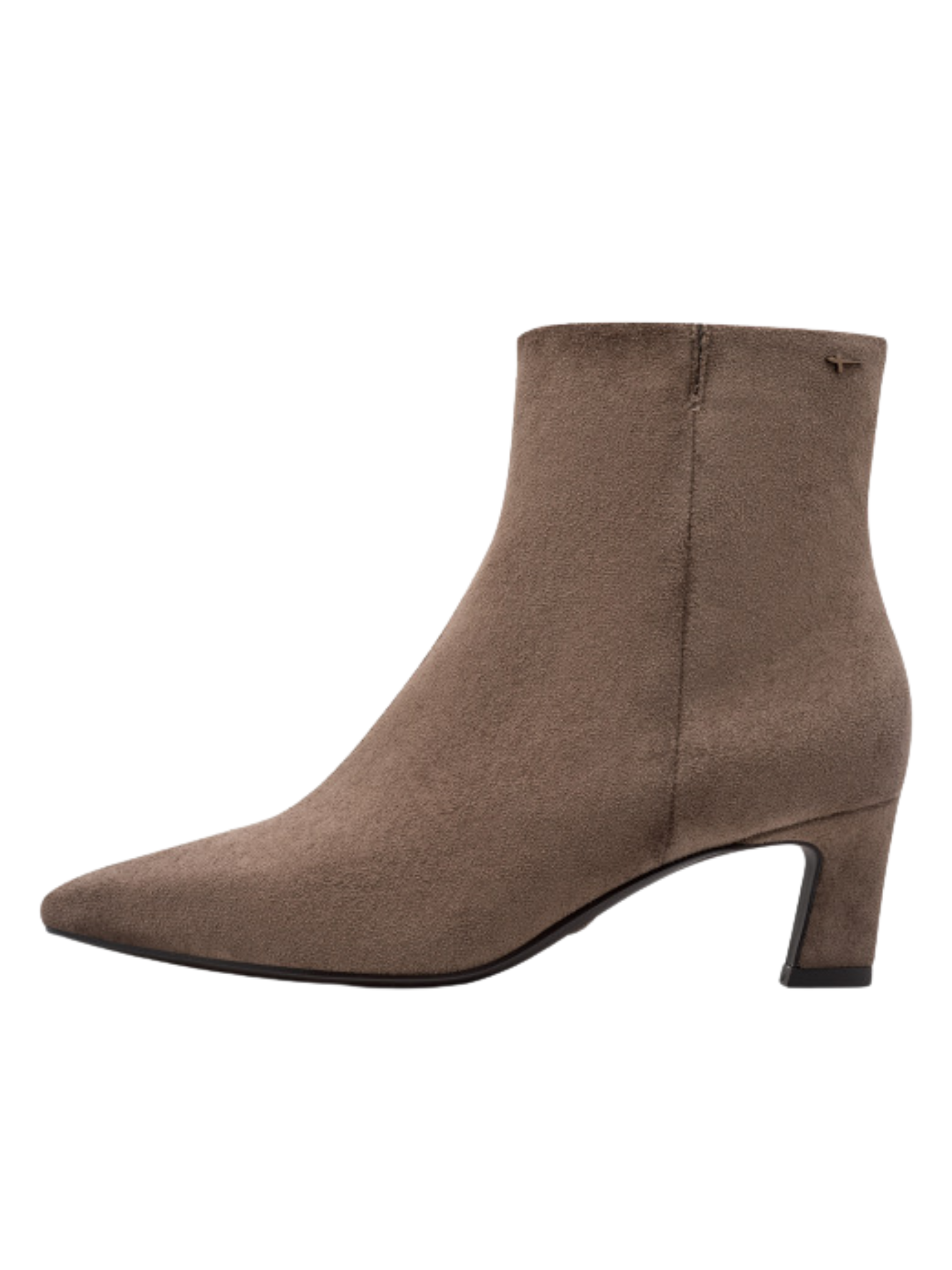 Tamaris 25383 341 Taupe Boot with pointed toe and 55mm stiletto heel.