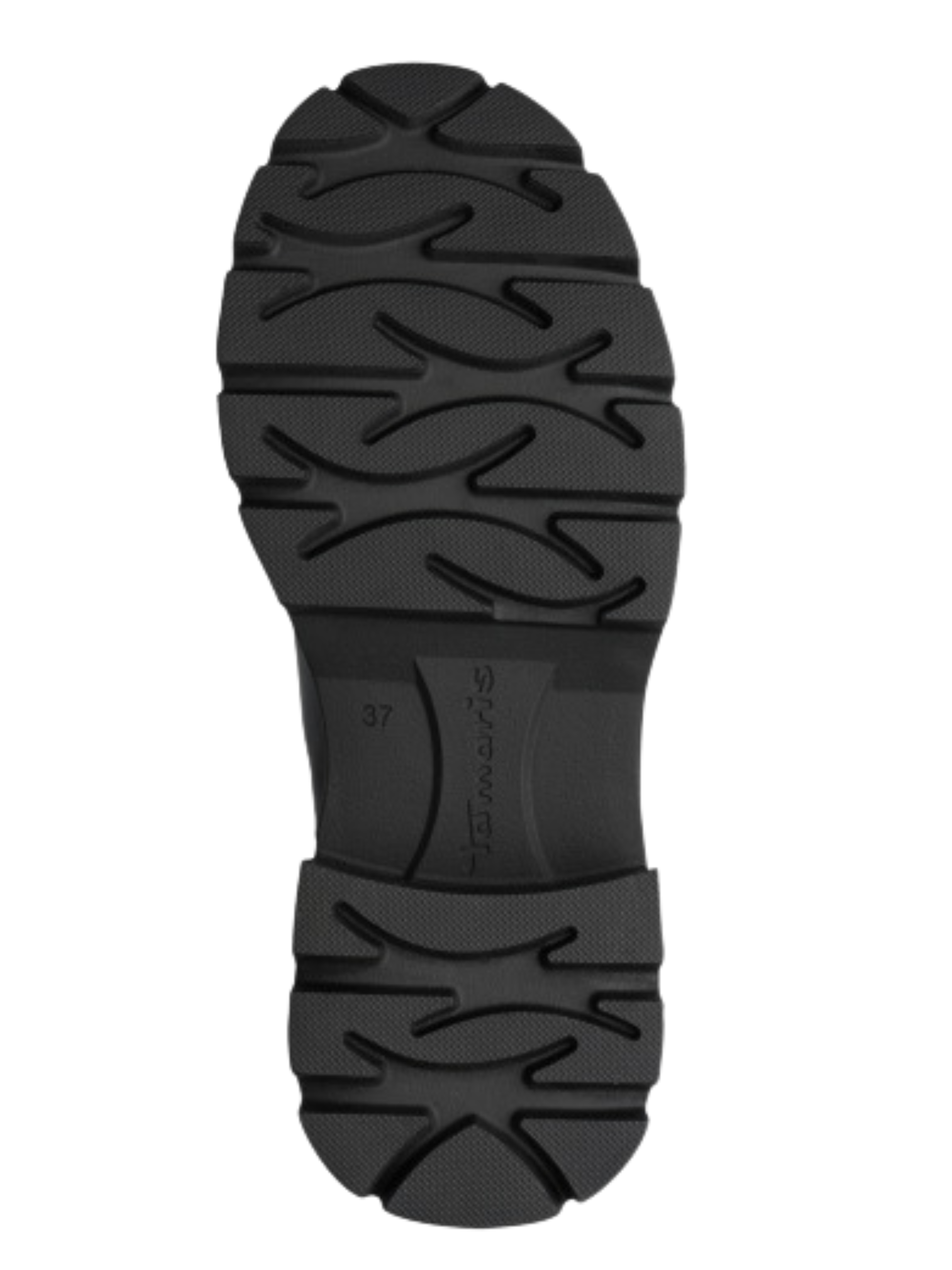 Tamaris 25409 317 Cigar Boot with elastic side panels and chunky sole.