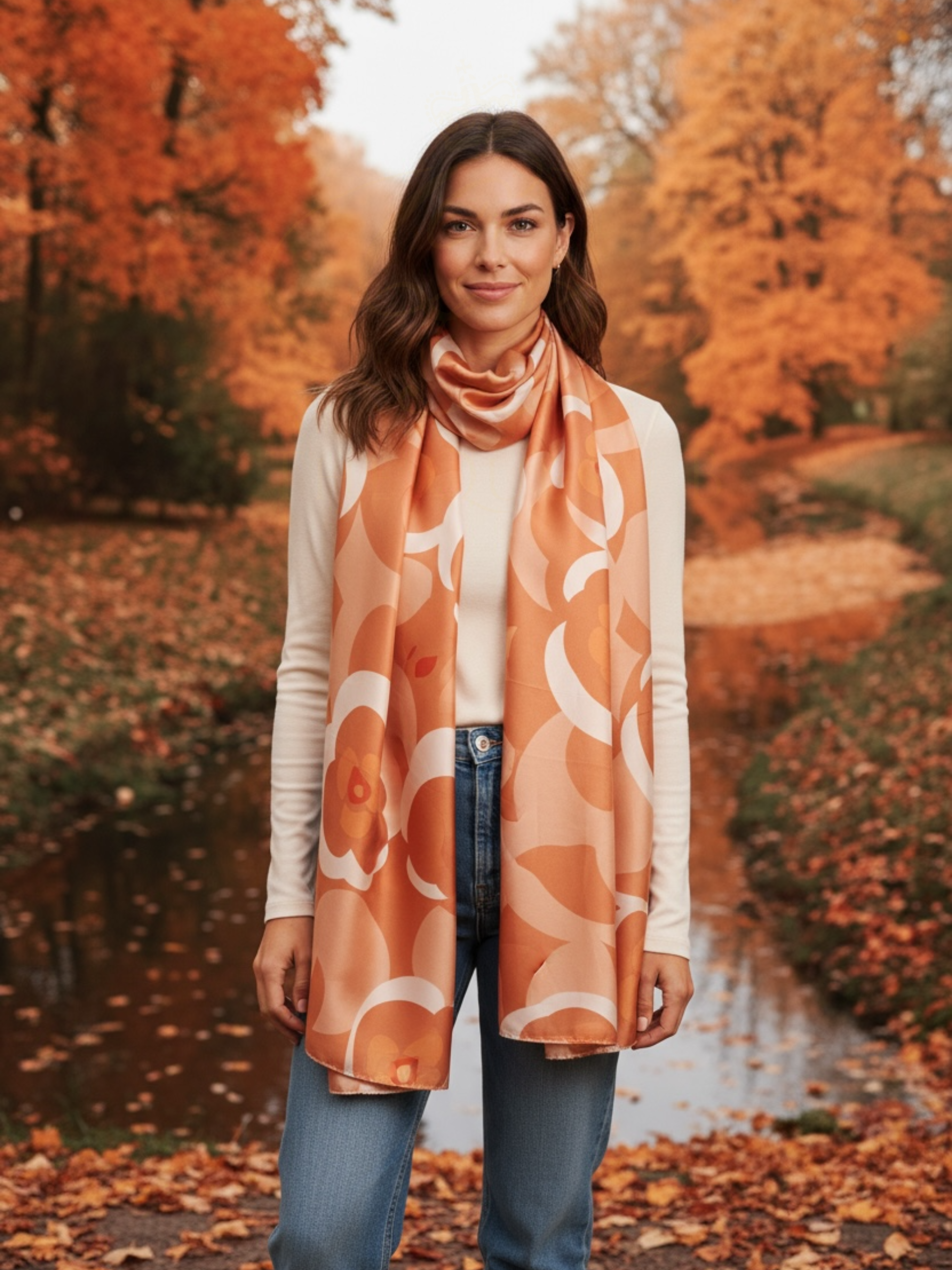 Malissa J - GC20552 Flower Print Scarf